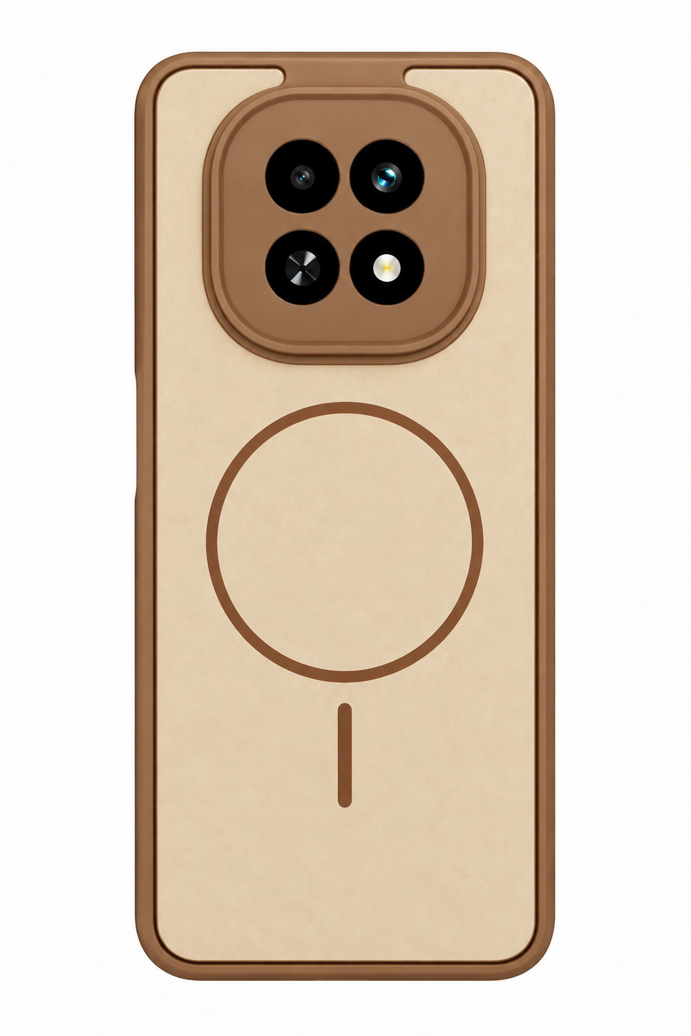 Regolith Back Cover for realme C63 5G, Brown, Pack of 1 - Image 1
