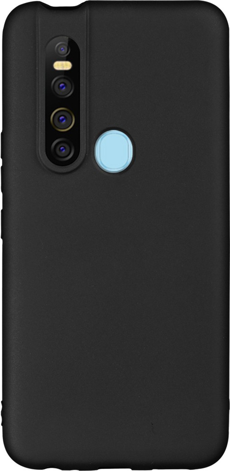 7printzone Back Cover for Tecno Camon 15 Pro (Black, Flexible) - Image 1