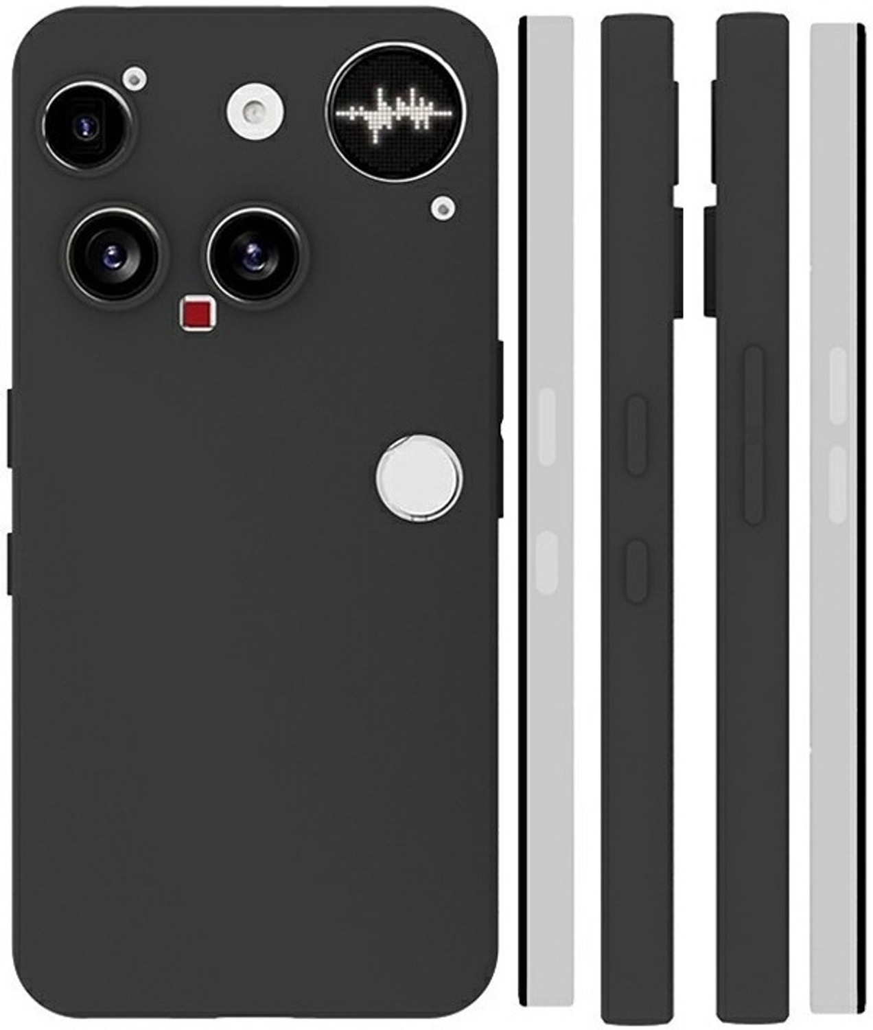 Image of Stunny Back Cover for Nothing phone 3 -dps7545, Back Cover, Mobile Back Cover (Black, Shock Proof, Silicon, Pack of: 1)