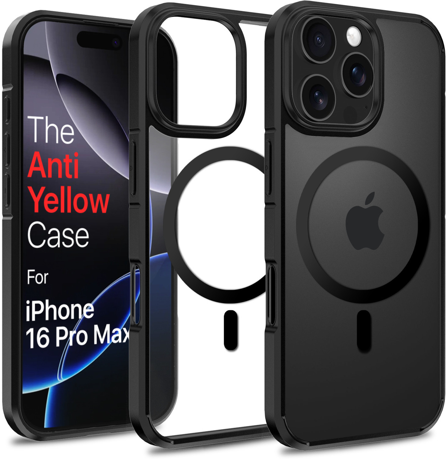 Image of CG Mobile Back Cover for iPhone 16 Pro Max BMW [Official Licensed] Motorsport Collection|IML Printed Case (Black, Thermoplastic Polyurethane, Polycarbonate, Pack of: 1)