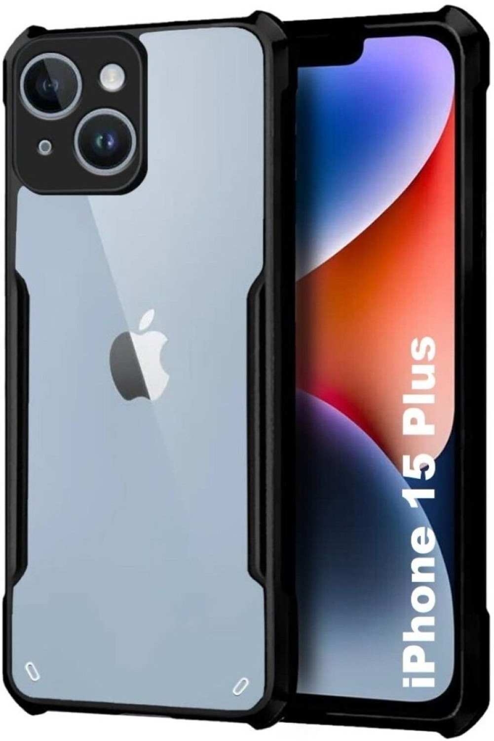 Image of Mobile Case Cover Pouch for Apple Iphone 12Pro (Black, Shock Proof, Silicon, Pack of: 1)