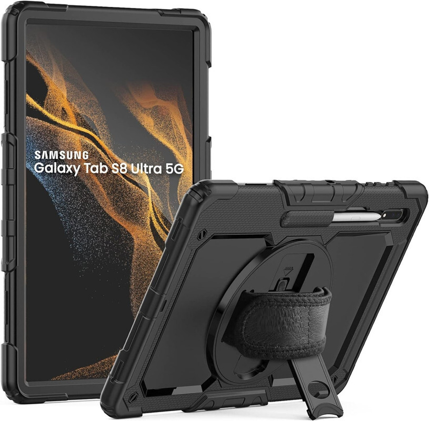 Image of HITFIT Back Cover for Apple iPad Air 10.9 inch (2020) 4th Geeneration (Black, Rugged Armor, Pack of: 1)
