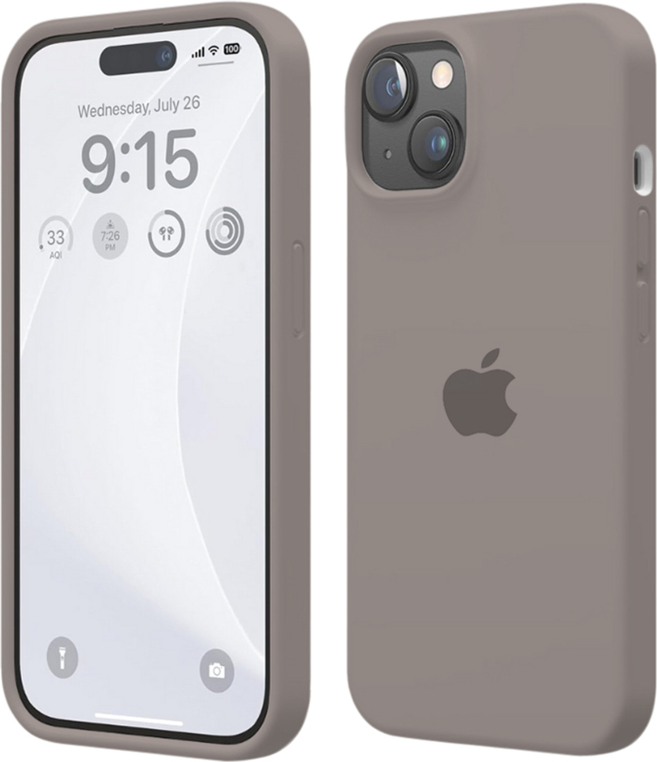 Image of Caseex Back Cover for Apple iPhone 14 Plus (Blue, Grip Case, Silicon, Pack of: 1)