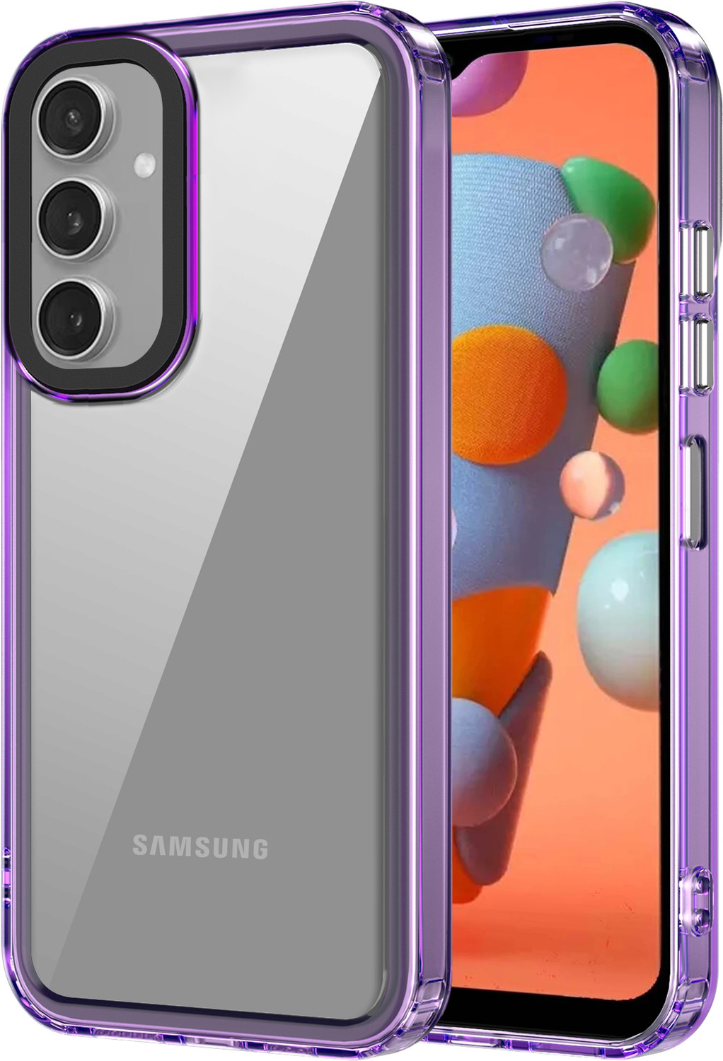Image of Casekoo - IN CASEKOO IN LOVE Back Cover for Samsung Galaxy A14 5G (Black, Grip Case, Silicon, Pack of: 1)