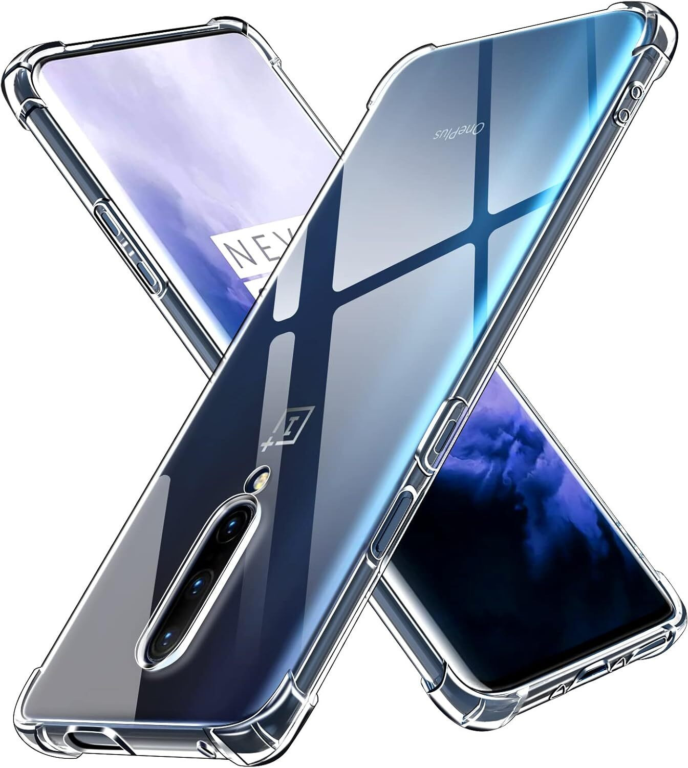 ADITI Designs OnePlus 7 Pro Back Cover Transparent - Image 1