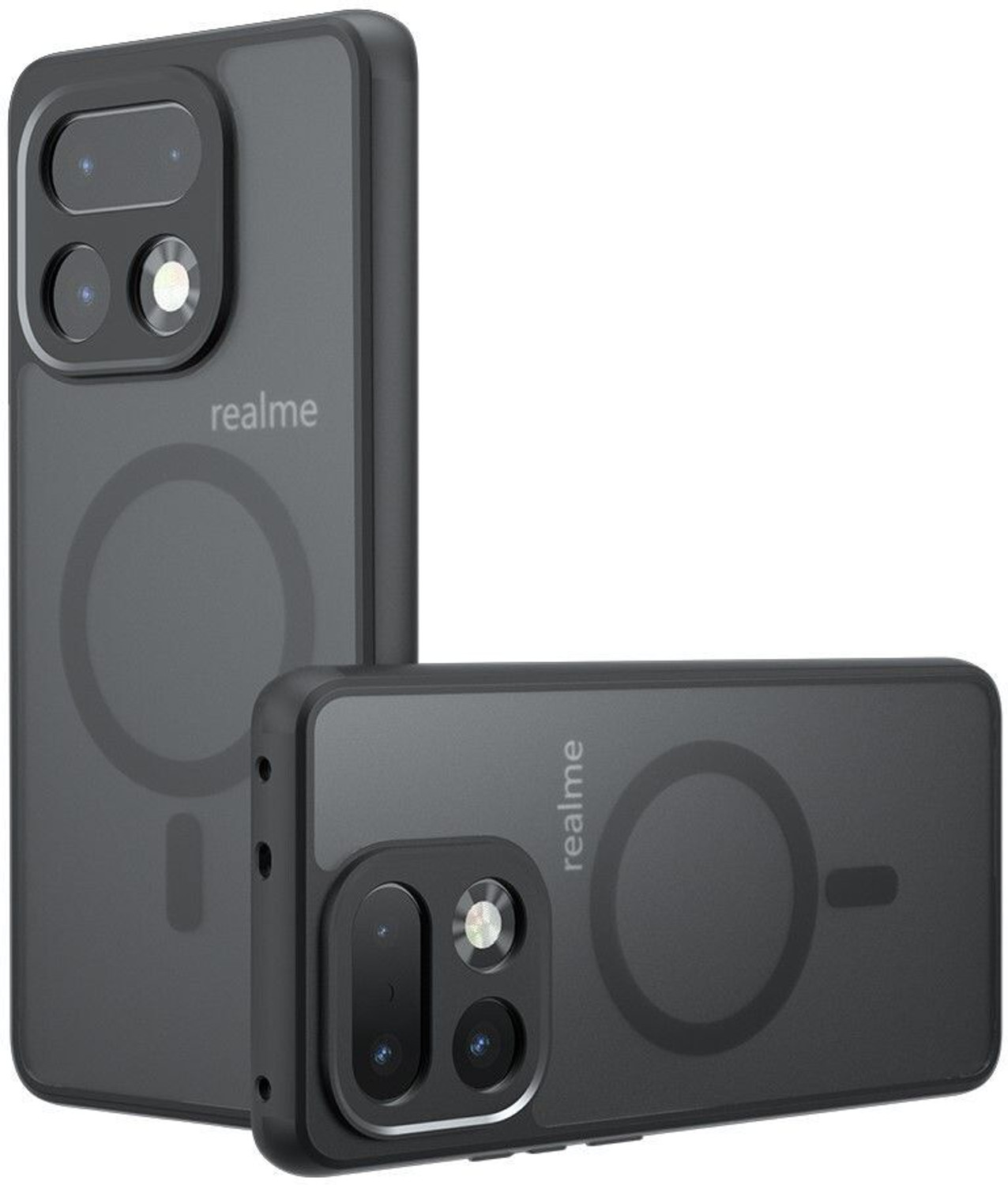 Mobile Mart Realme 16 Pro 5G Black Back Cover - Image 1