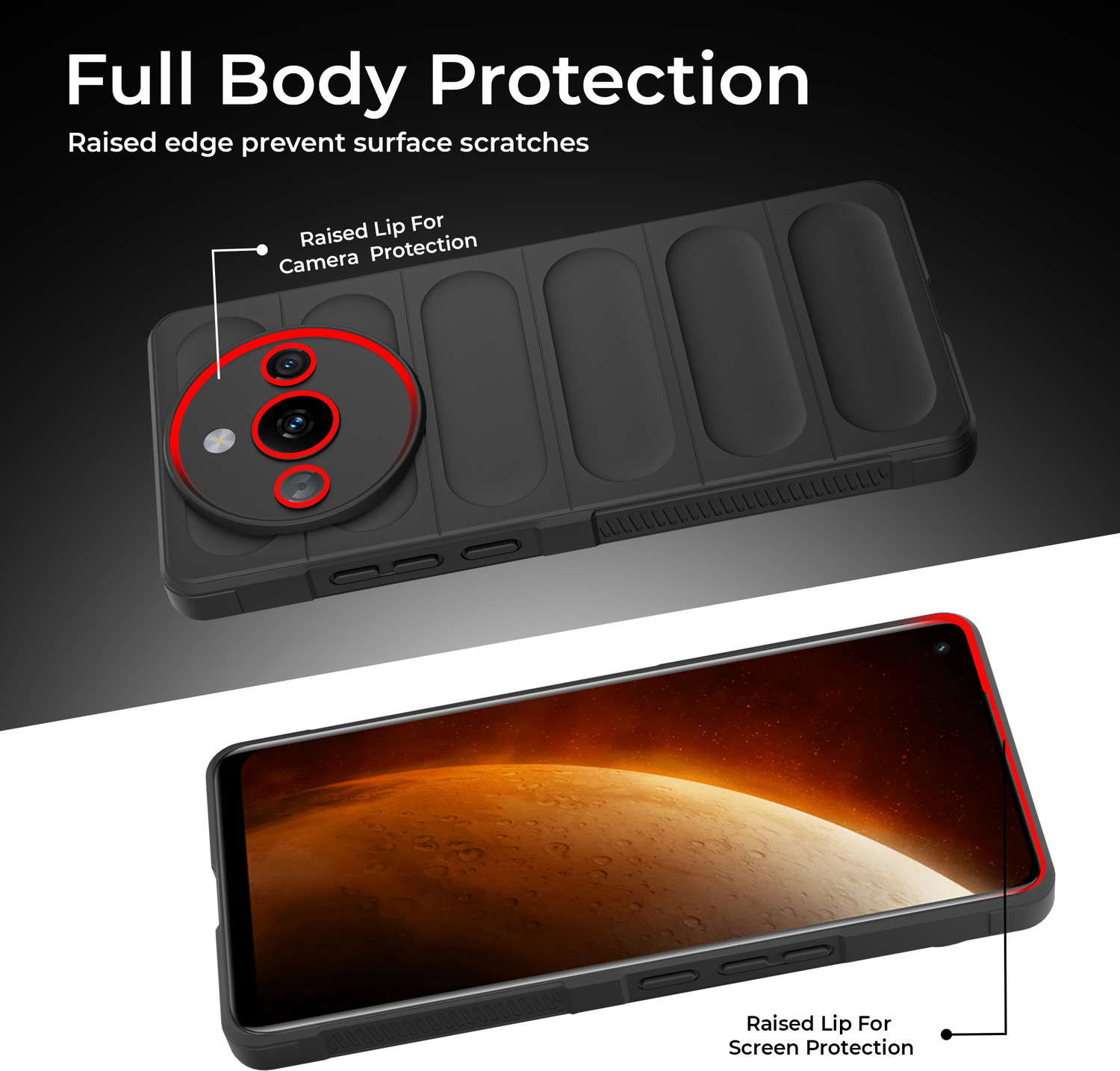 Image of Artistque Back Cover for Realme Narzo 60 5G (Black, Flexible, Silicon, Pack of: 1)