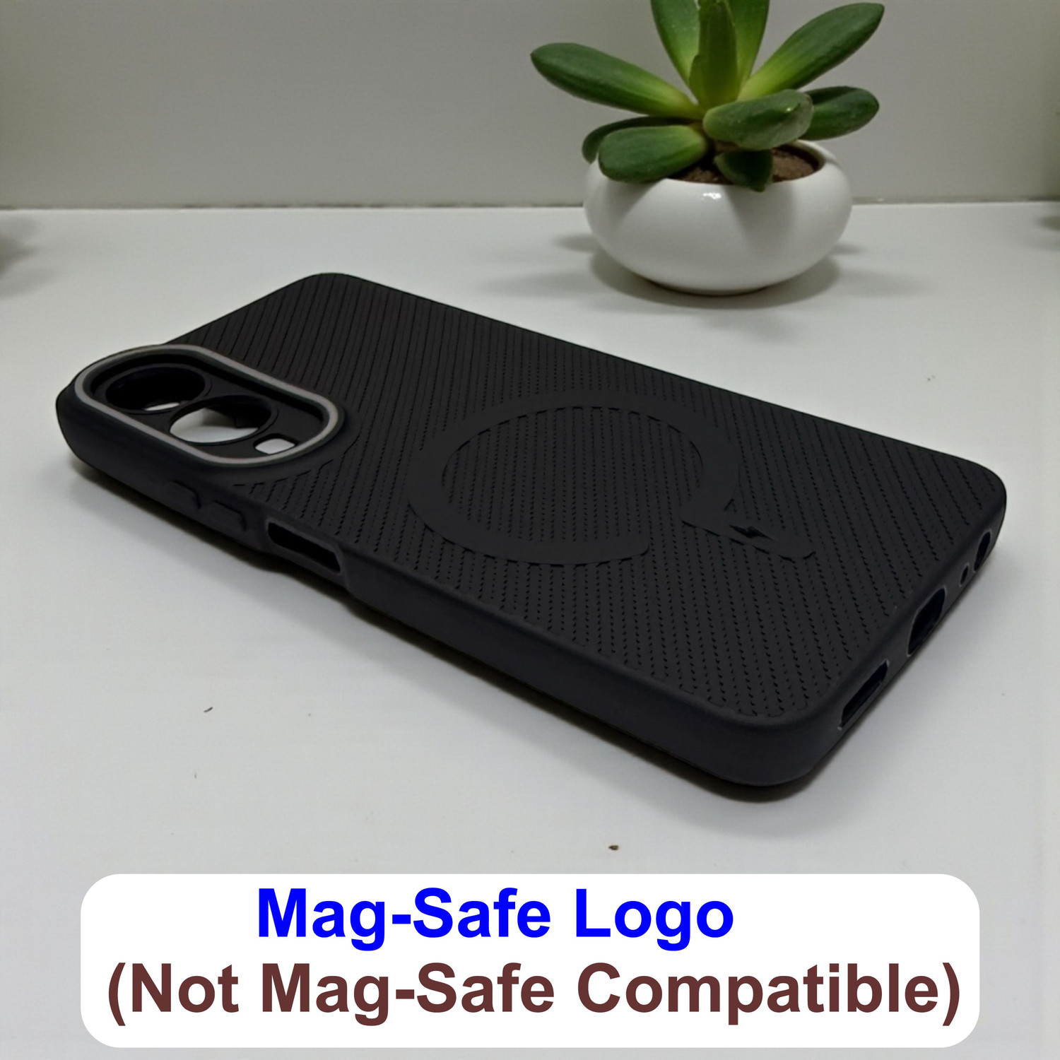Image of SBMS Back Cover for Vivo Y28 5G / Vivo Y17s (Black, Shock Proof, Silicon, Pack of: 1)
