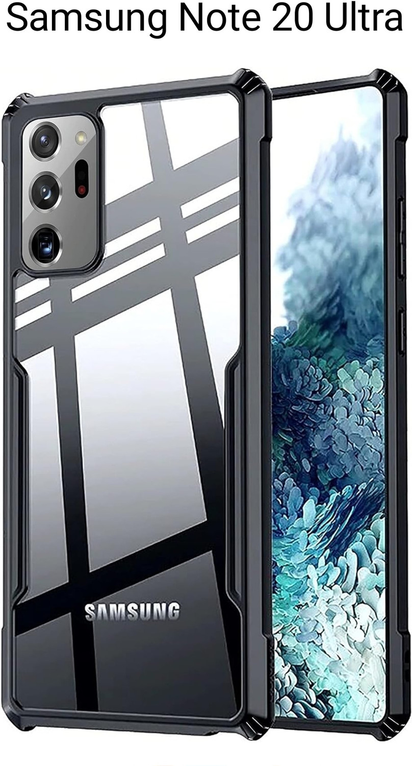 Image of Lustree Back Cover for Samsung Galaxy Note 20 Ultra (Grey, Shock Proof, Silicon, Pack of: 1)