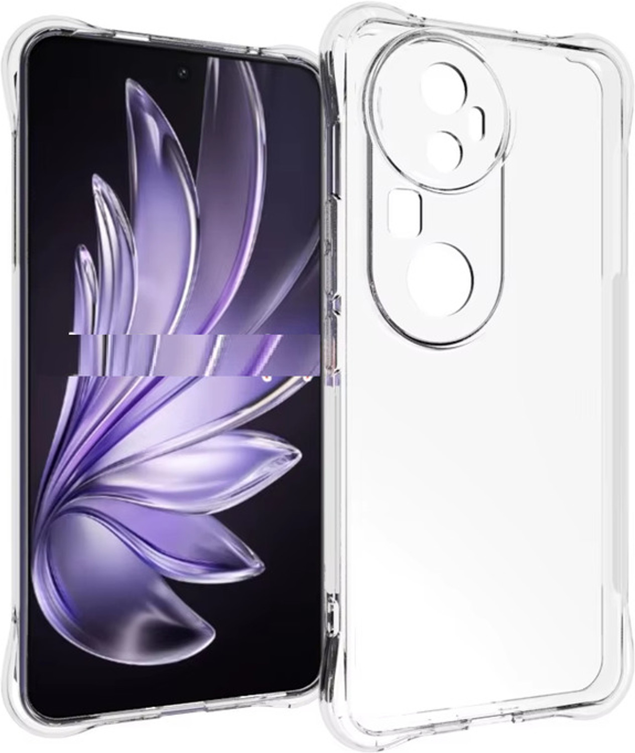 Image of DRYLBEET Back Cover for VIVO T4 Ultra, Magnetic Transparent Case, Crystal Clear Case, Anti Yellow case (Transparent, Magsafe, Thermoplastic Polyurethane)