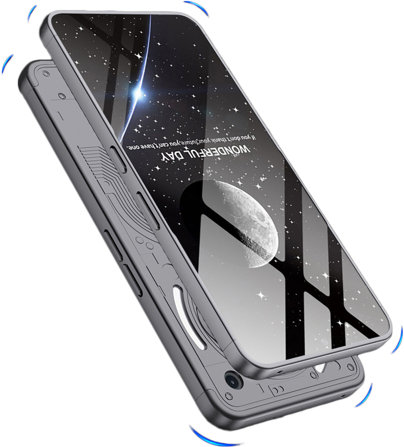 Image of SYOTT Back Cover for Nothing Phone (3a) (Grey, Magsafe, Thermoplastic Polyurethane, Pack of: 1)