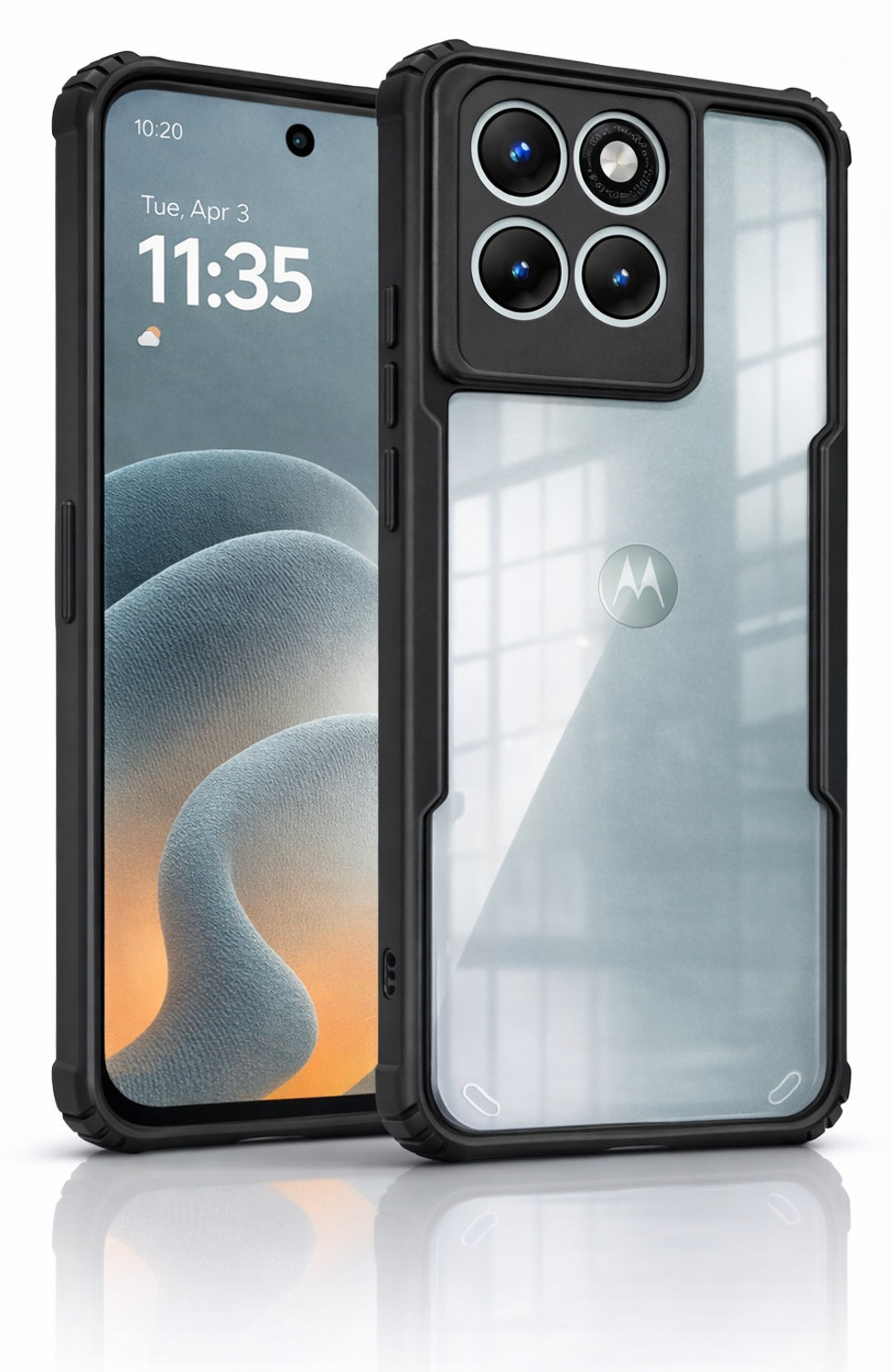 XTRENGTH Back Cover for Motorola Edge 70 Fusion 5G, Transparent, Impact-Resistant, Acrylic Bumper Case - XTRENGTH : Flipkart.com