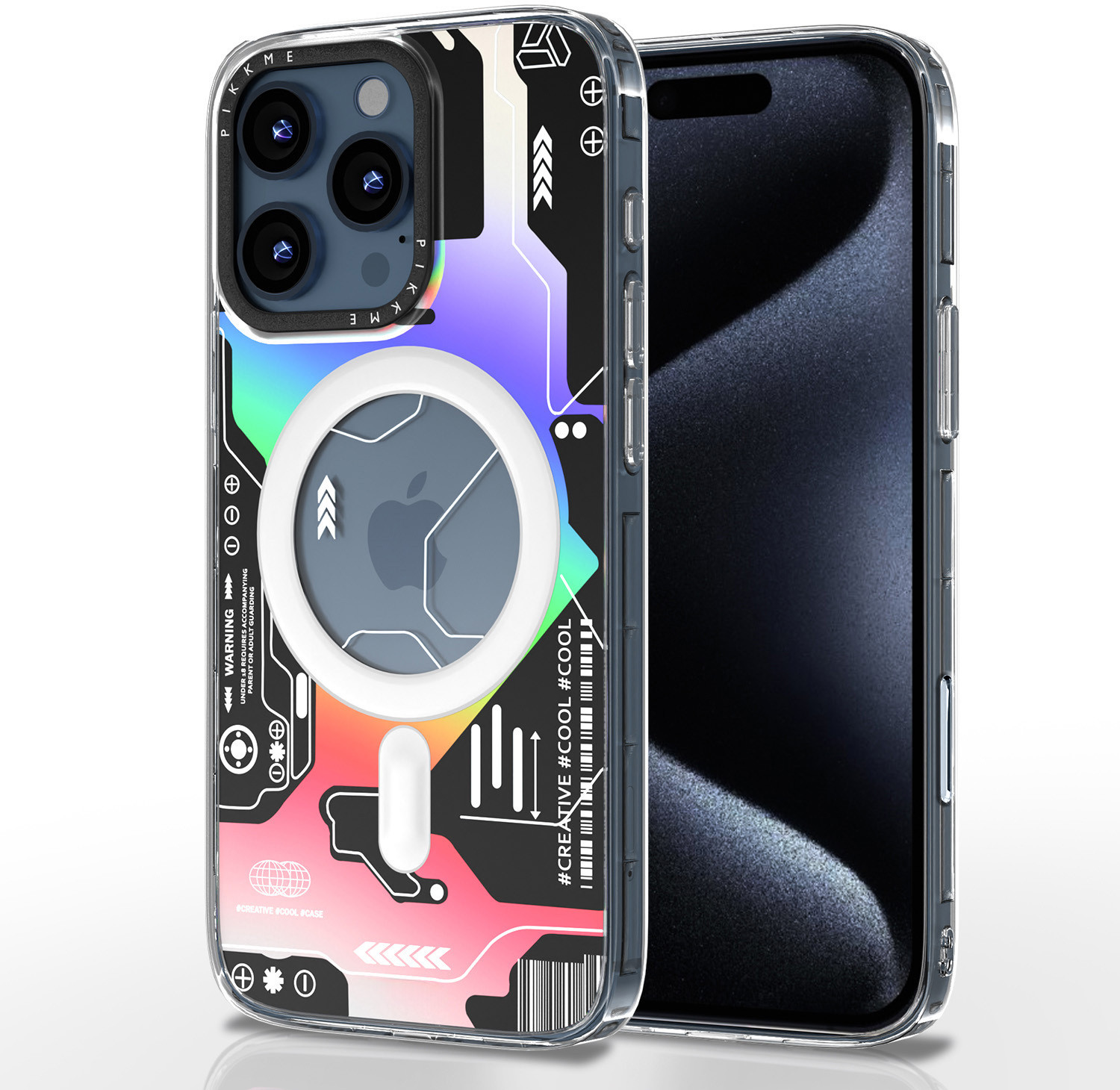Image of CG Mobile Back Cover for iPhone 16 Pro Max BMW [Official Licensed] Motorsport Collection|IML Printed Case (Black, Thermoplastic Polyurethane, Polycarbonate, Pack of: 1)