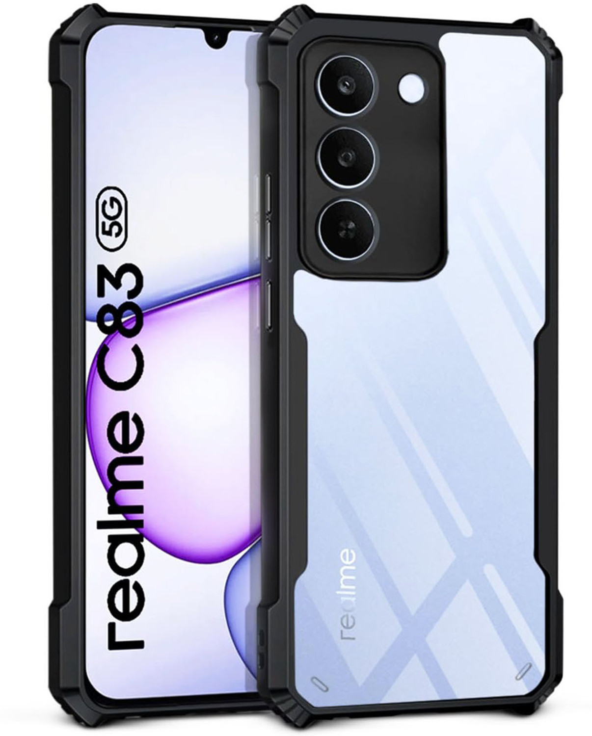 Aspir Realme C83 5G Back Cover Black - Image 1