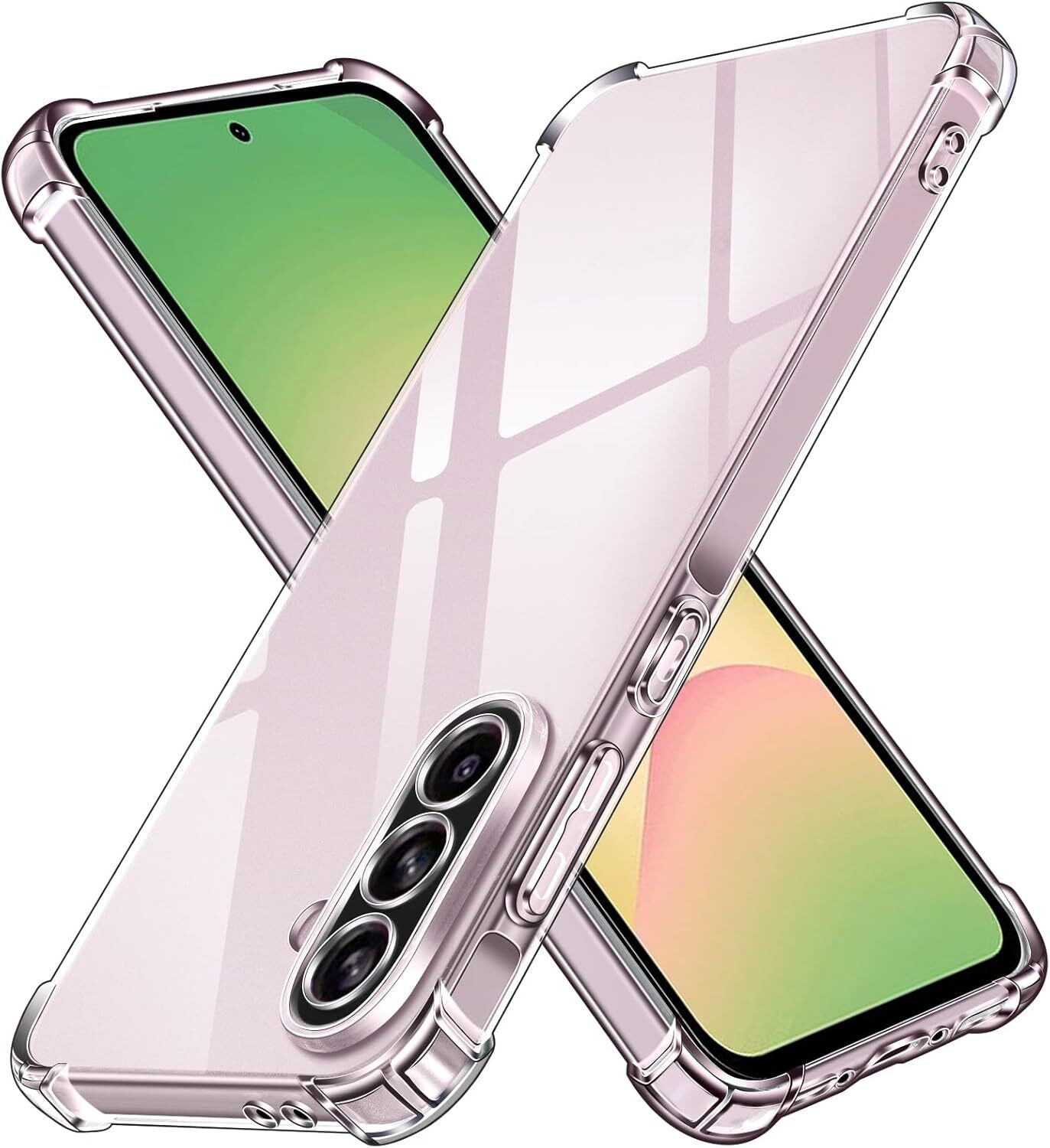 CLOVYR Back Cover for Samsung Galaxy A56 5G Bumper Silicon Transp...more - Image 1