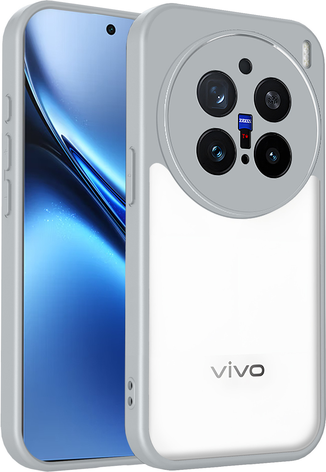 Image of SBMS Back Cover for Vivo X200T 5G (Black, Shock Proof, Silicon, Pack of: 1)