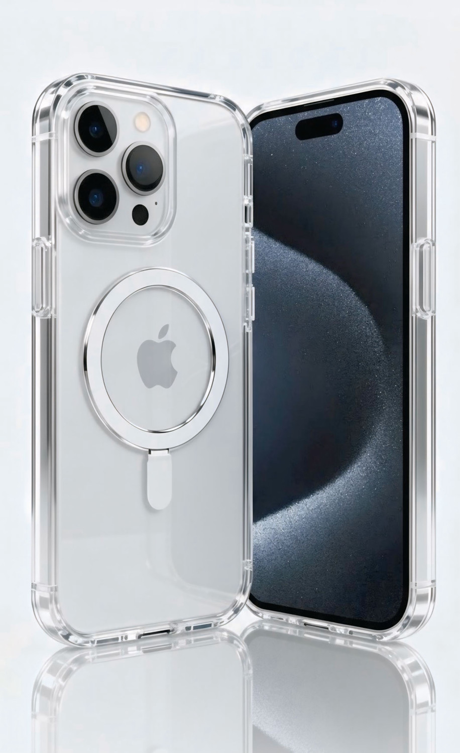 DCreate iPhone 15 Pro Transparent Back Cover - Image 1