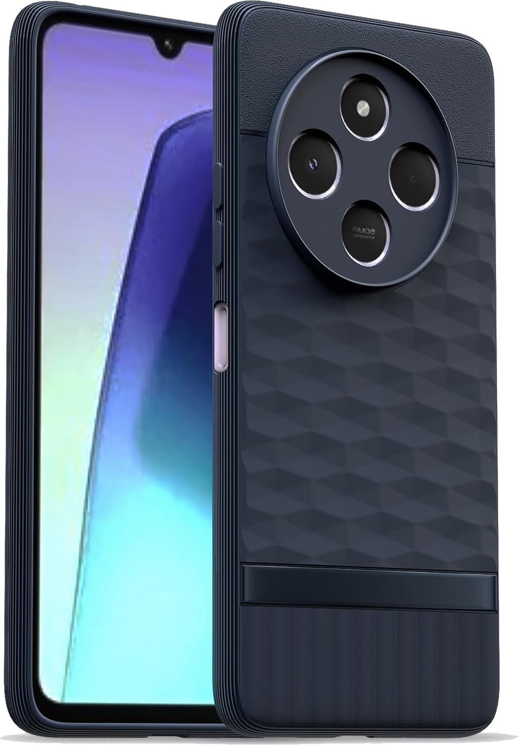 Image of HUPSHY Back Cover for REDMI A4 5G (Black, Flexible, Silicon, Pack of: 1)