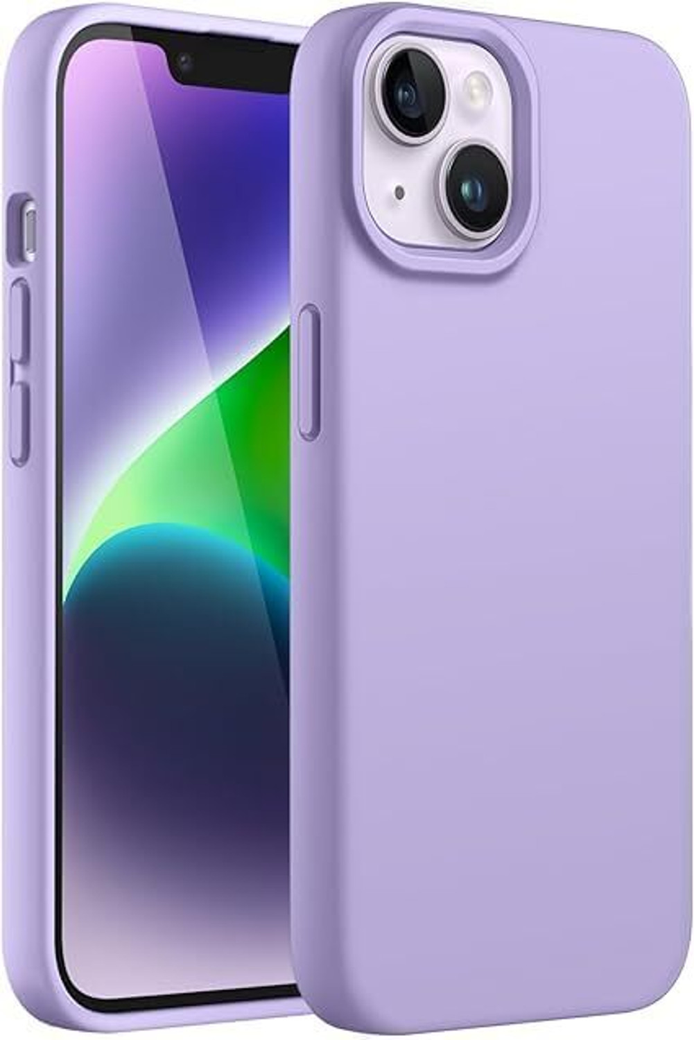 Image of Caseex Back Cover for Apple iPhone 14 Plus (Blue, Grip Case, Silicon, Pack of: 1)