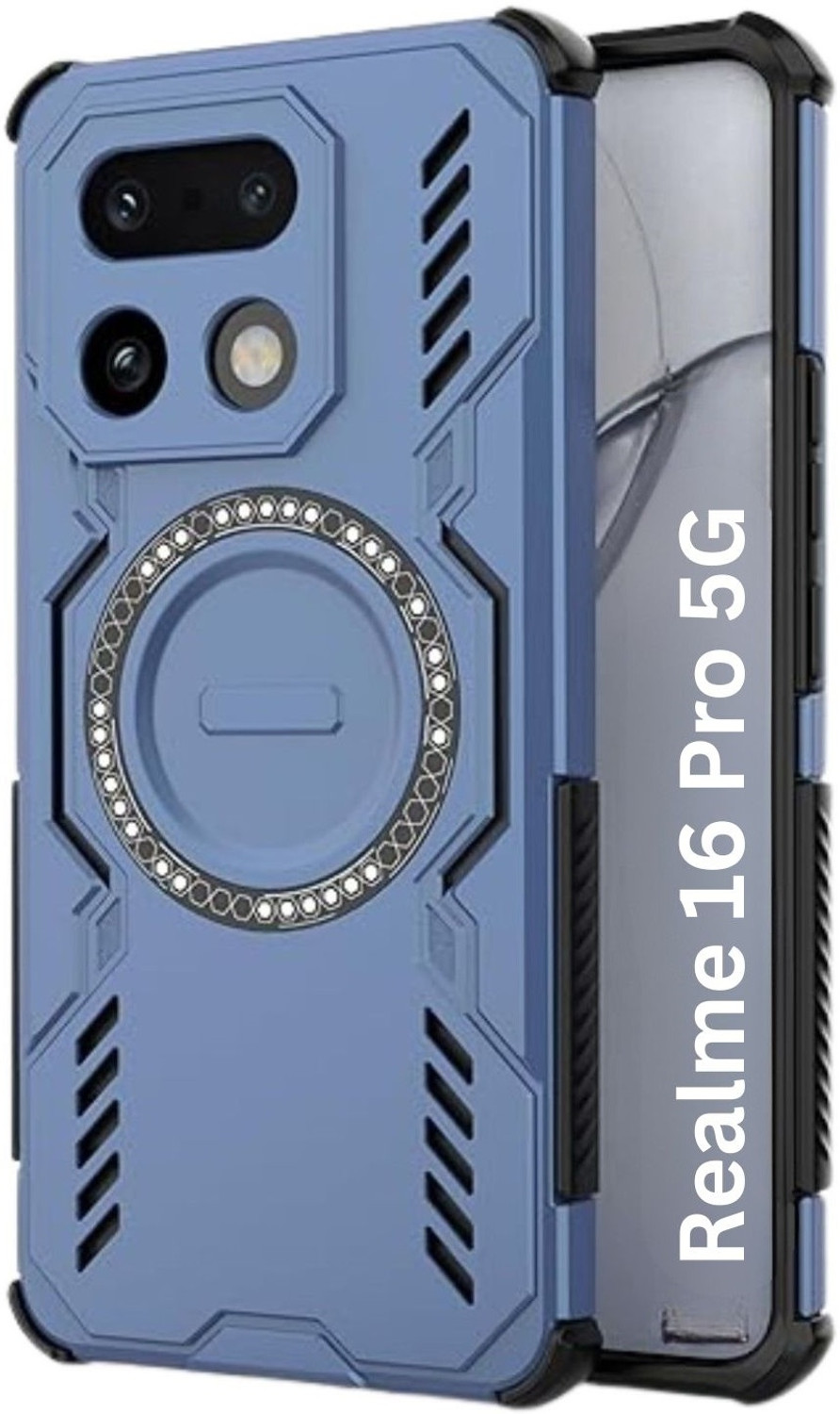 Image of ONCRAVES Back Cover for Realme 16 Pro Plus 5G | Matte (Black, Transparent, Matte Finish, Plastic, Pack of: 1)