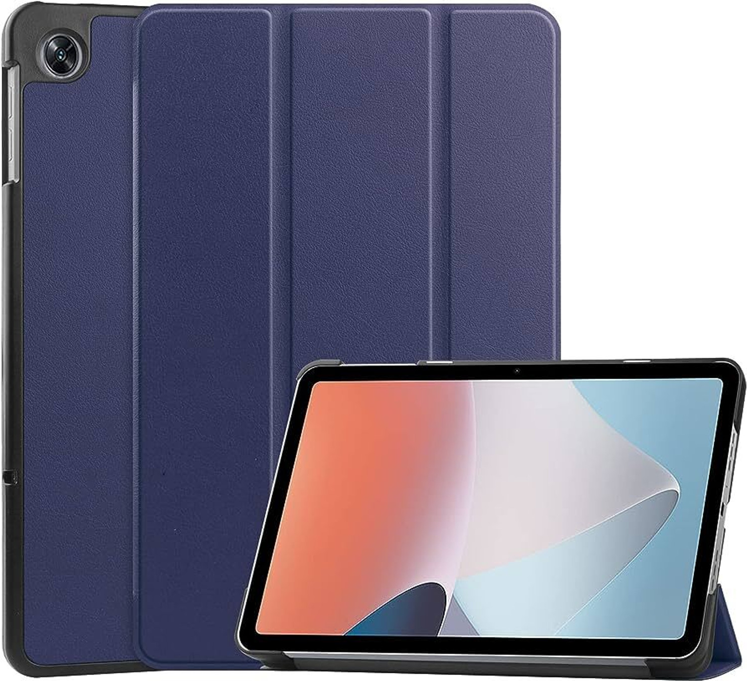 Image of COVERHUB Flip Cover for Oppo Pad Air 10.36 inch (Stylus Holder) (Black, Shock Proof, Rubber, Pack of: 1)