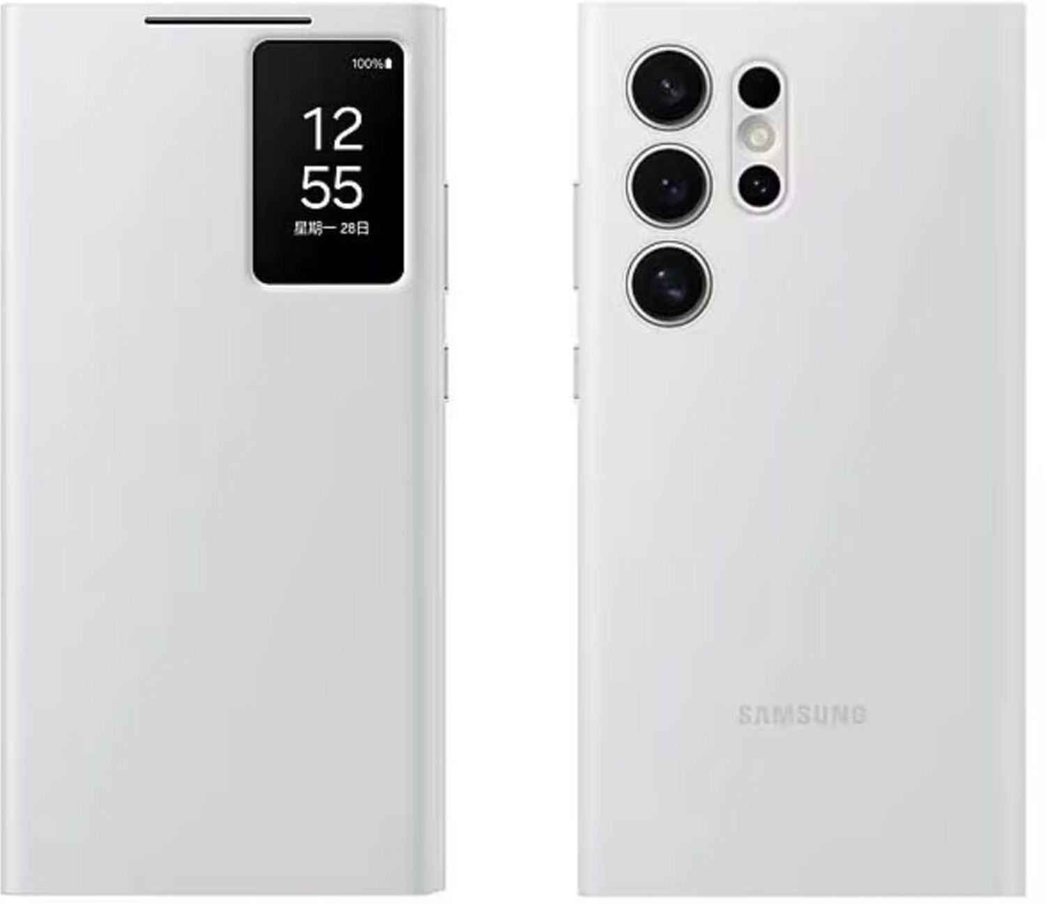 CRUPED Flip Cover for Samsung Galaxy S22 Ultra - Image 1