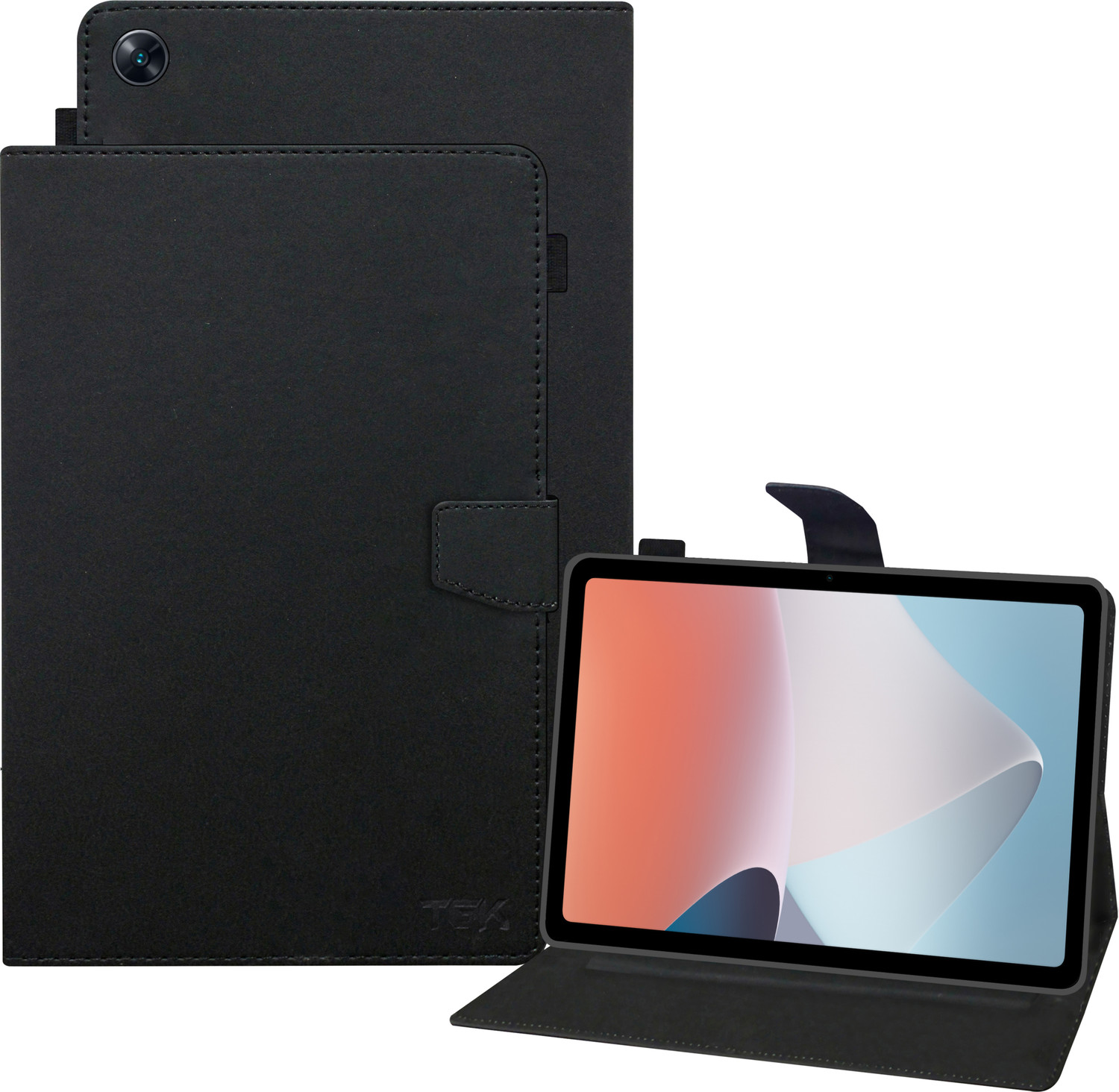 Image of COVERHUB Flip Cover for Oppo Pad Air 10.36 inch (Stylus Holder) (Black, Shock Proof, Rubber, Pack of: 1)