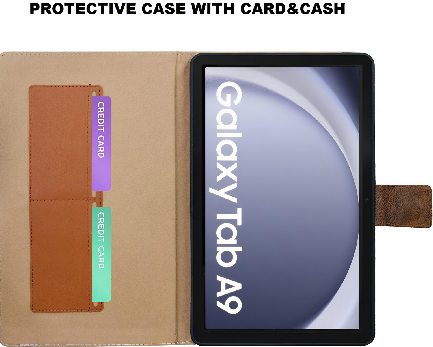 Image of COVERHEAD Flip Cover for Back Cover for Motorola G62 Tab (Brown, Dual Protection, Pack of: 1) (Brown, Camera Bump Protector, Pack of: 1)