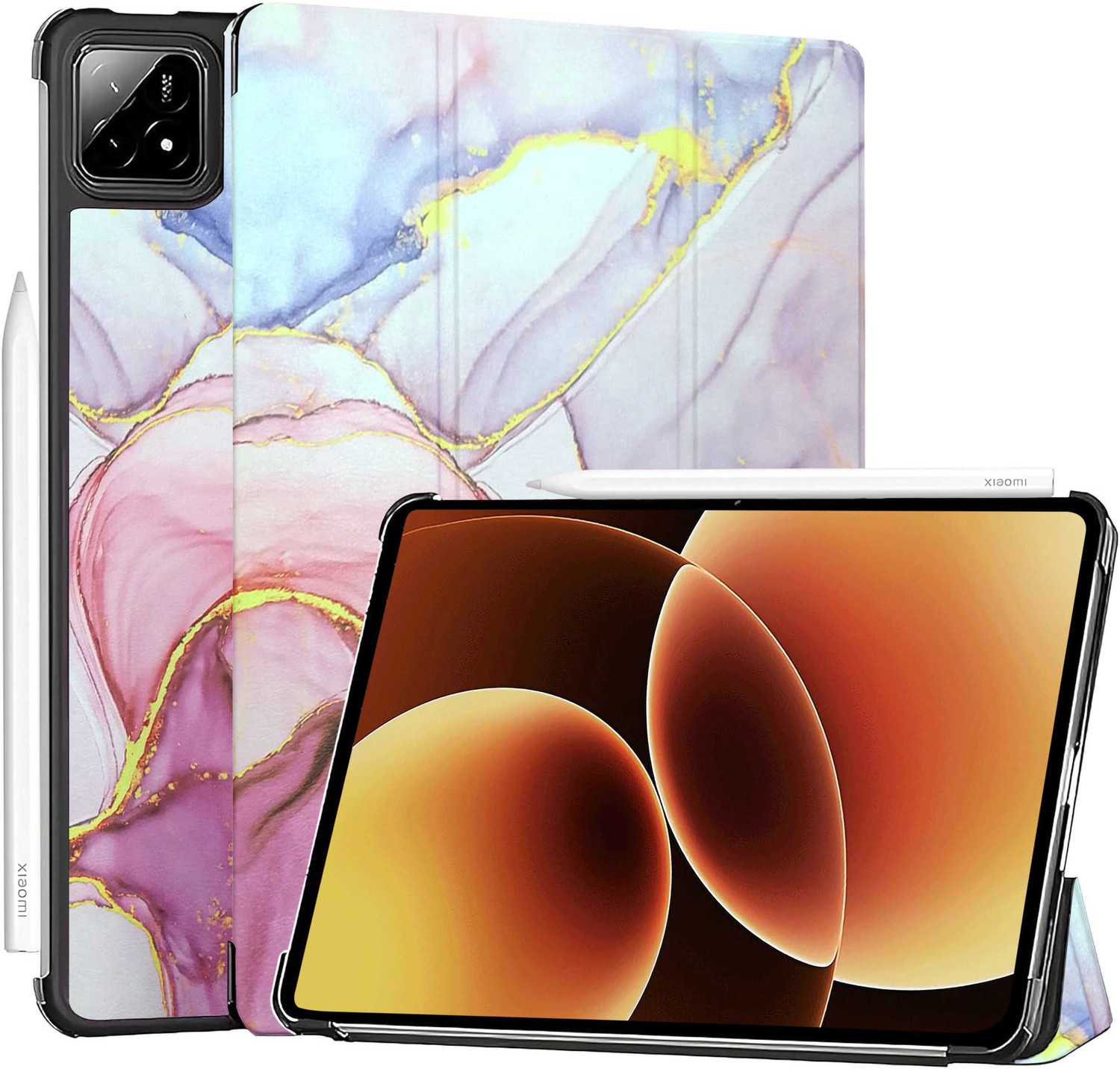 Image of WHITBULL Flip Cover for Xiaomi Mi Pad 6 (11 inch 2023) (Black, Rugged Armor, Pack of: 1)