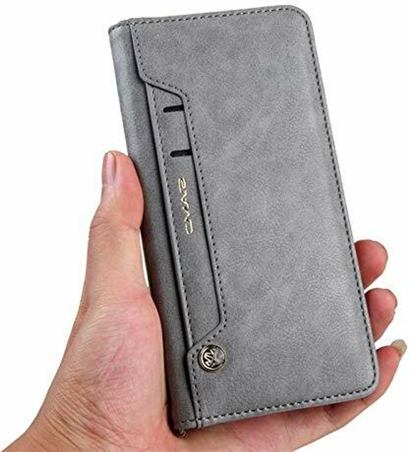 Image of COVERLY Flip Cover for Vivo Y35 (Brown, Magnetic Case, Leather, Pack of: 1)