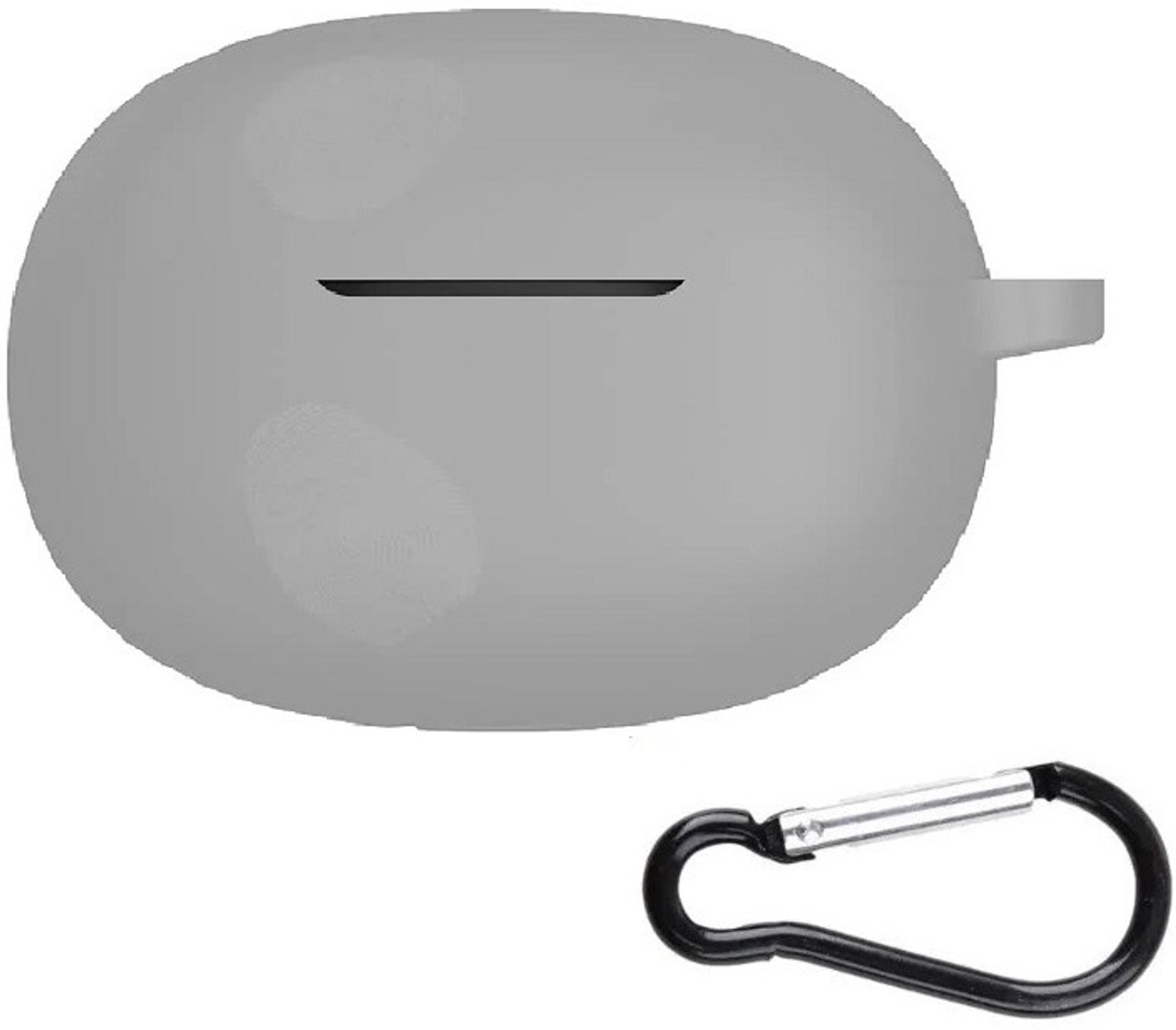 Image of Colorcase Front & Back Case for Boat Airdopes Supreme (Grey, Silicon, Pack of: 1)