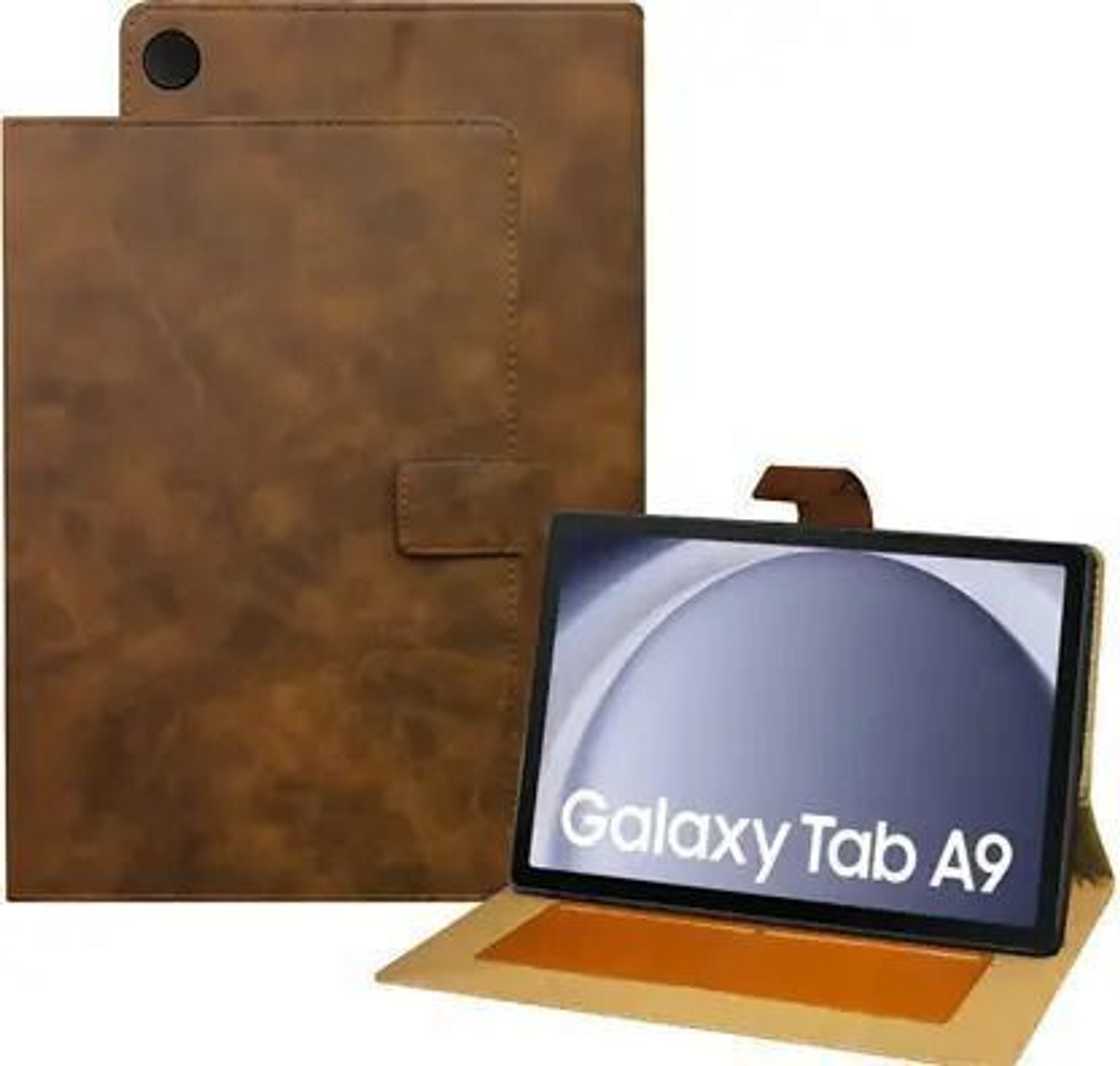 Image of COVERHEAD Flip Cover for Back Cover for Motorola G62 Tab (Brown, Dual Protection, Pack of: 1) (Brown, Camera Bump Protector, Pack of: 1)