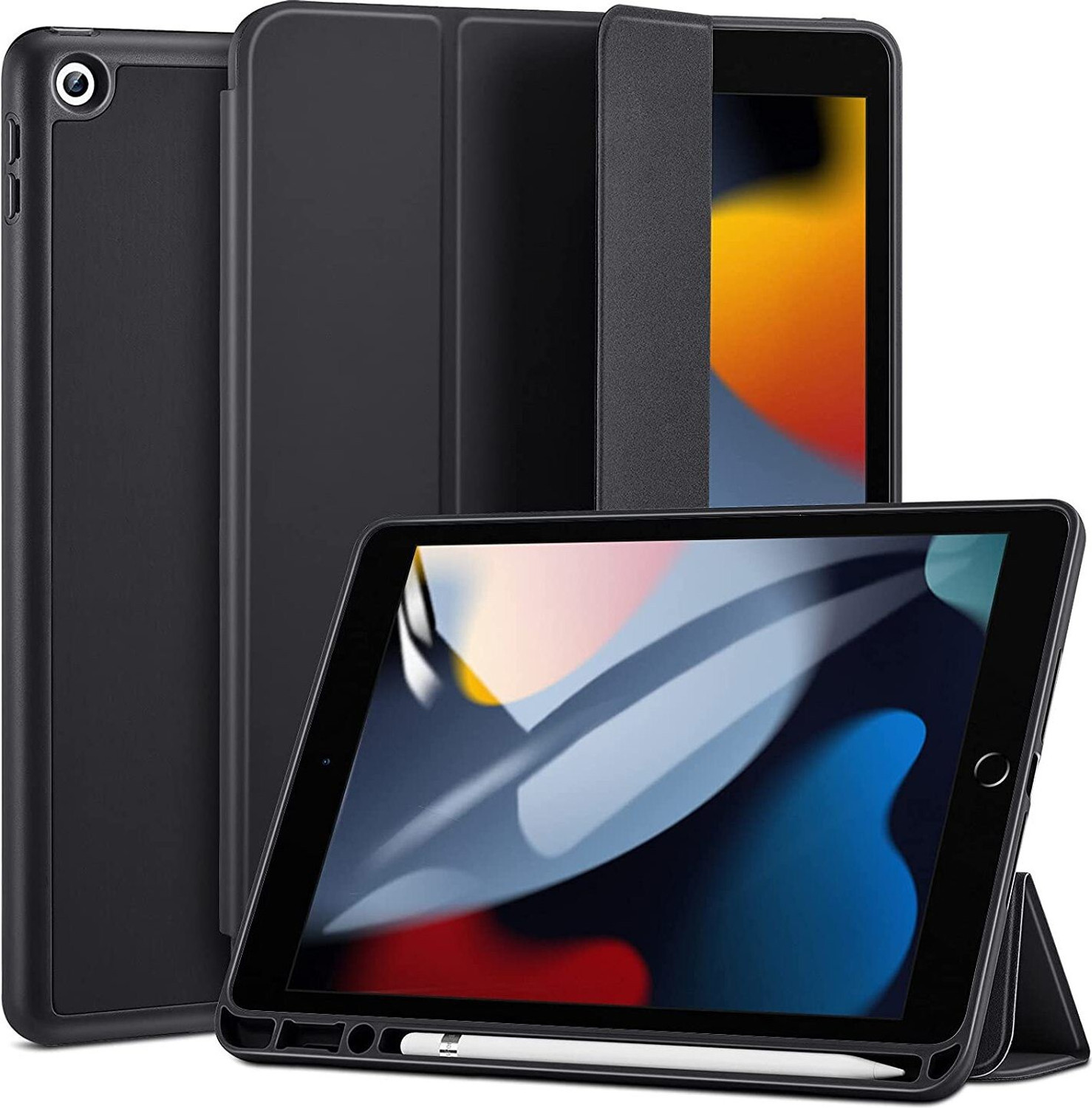 Image of COVERHEAD Flip Cover for Back Cover for Apple Ipad 10.2 Tab (Brown, Dual Protection, Pack of: 1) (Brown, Camera Bump Protector, Pack of: 1)