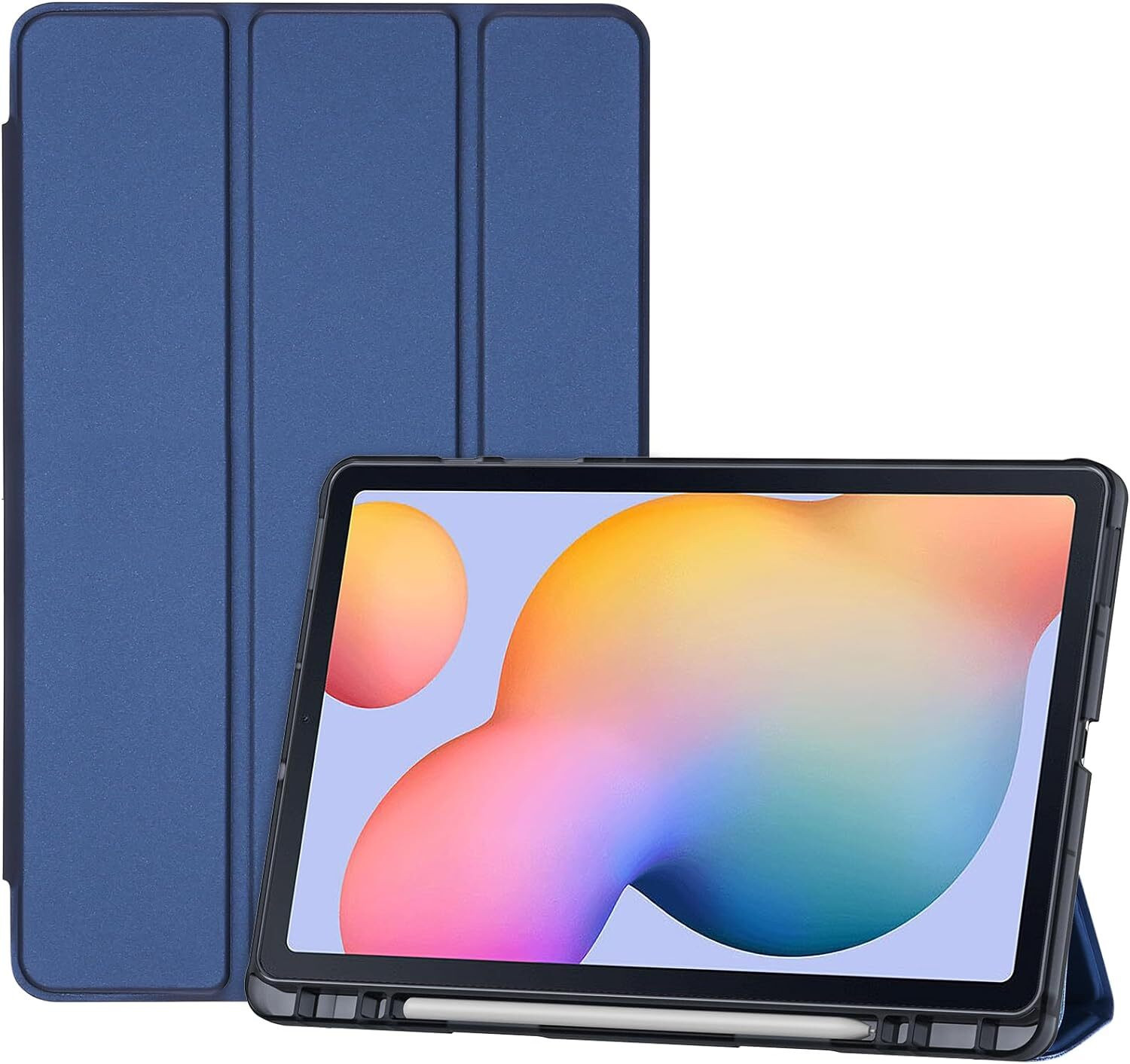 Image of COVERHUB Flip Cover for Oppo Pad Air 10.36 inch (Stylus Holder) (Black, Shock Proof, Rubber, Pack of: 1)