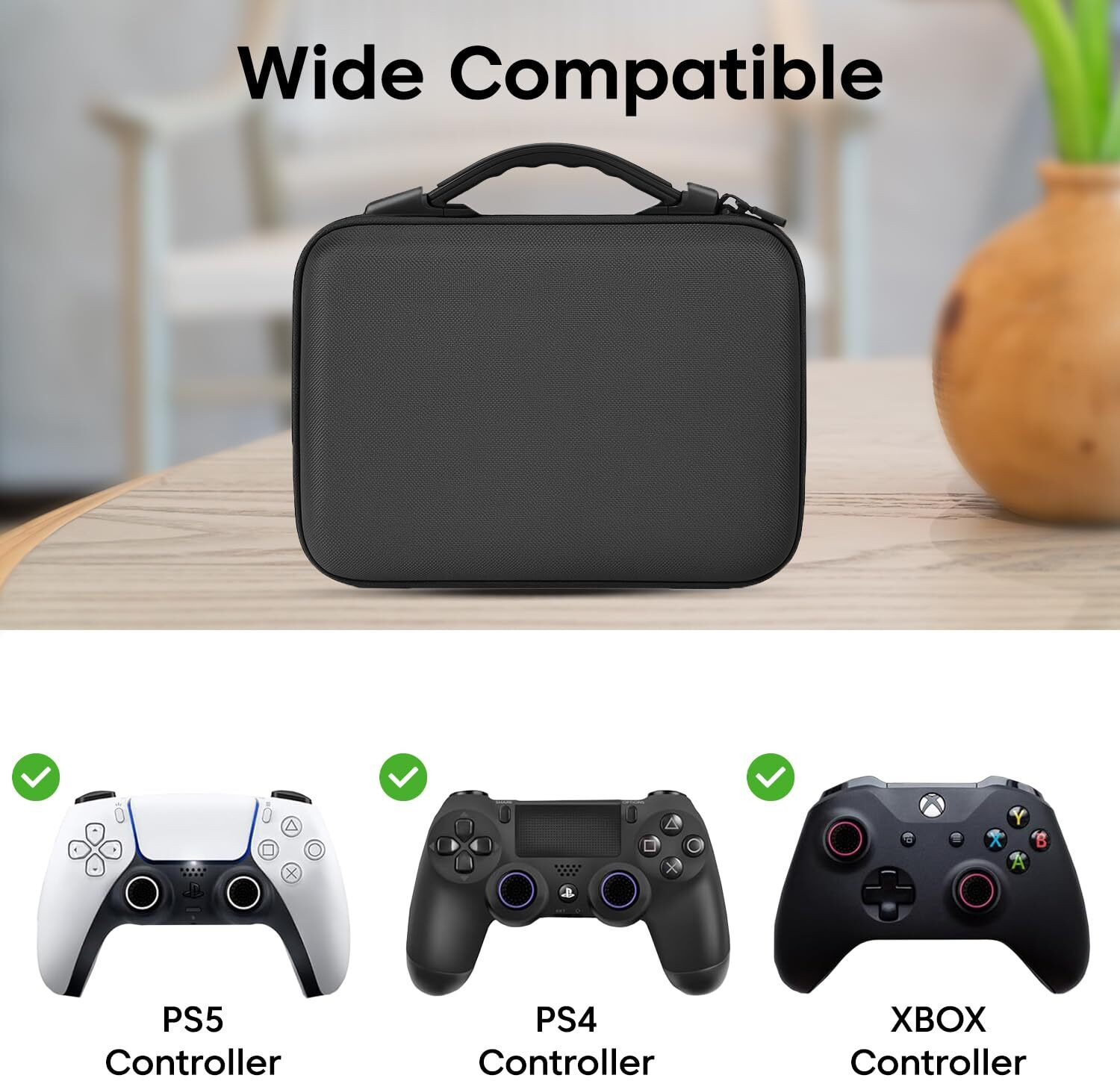 Image of OIVO INDIA Premium Shoulder Travel Carrying Case for PS5 Slim Console & , Storage Bag Gaming Accessory Kit (Black, For PS5)