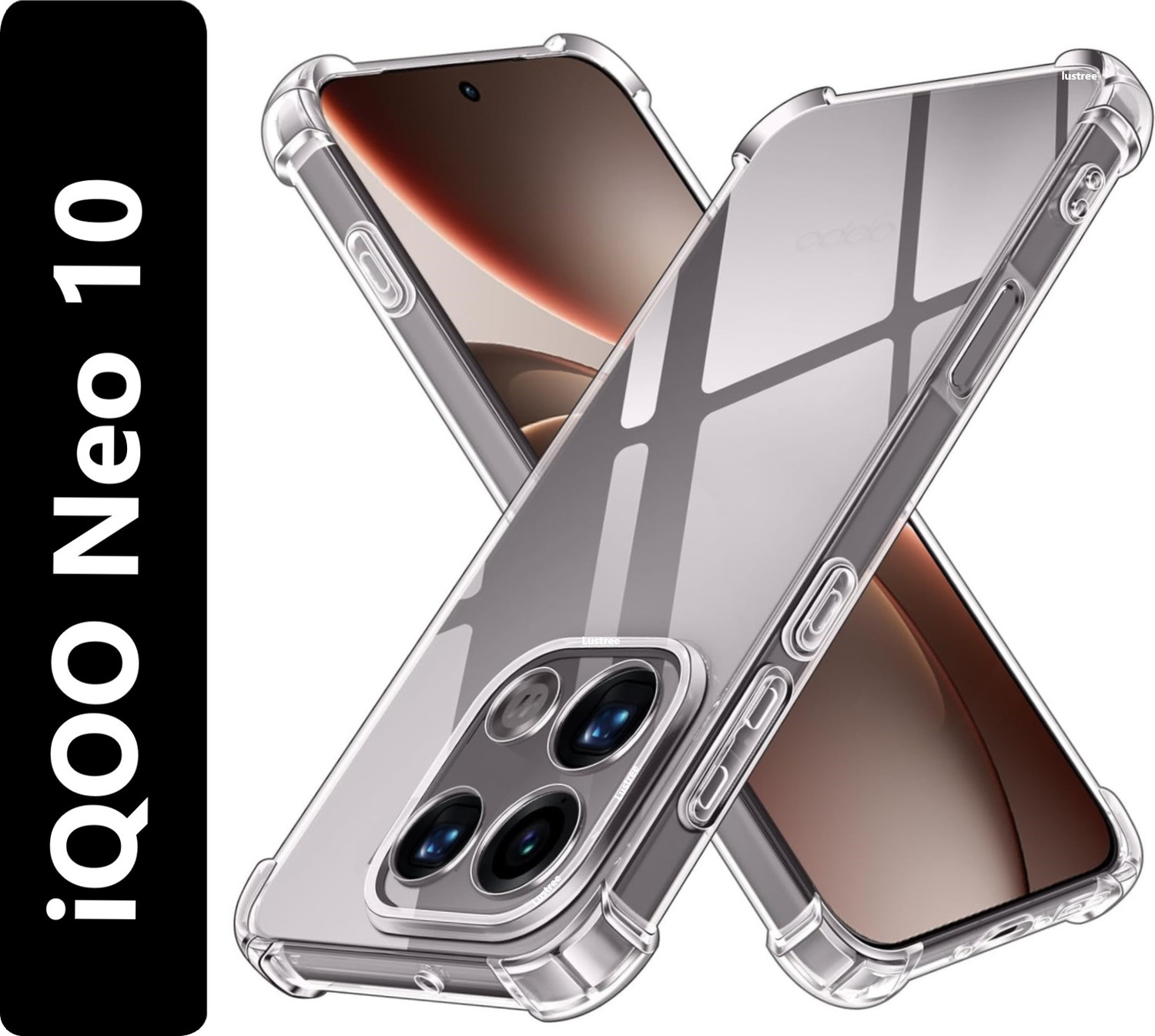 Image of Flipkart SmartBuy Back Cover for IQOO Neo 10 5G (Black, Rugged Armor, Polycarbonate, Pack of: 1)
