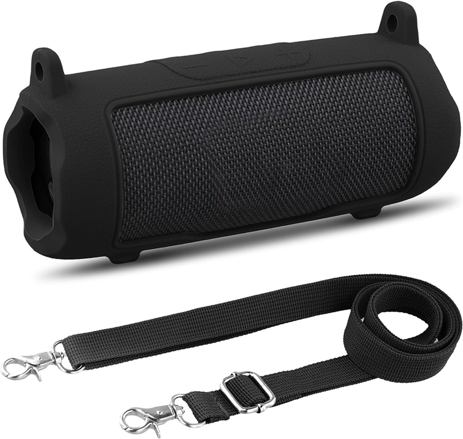 Image of sannidhi Speaker Case Cover for NA (Black, Silicon, Pack of: 1)