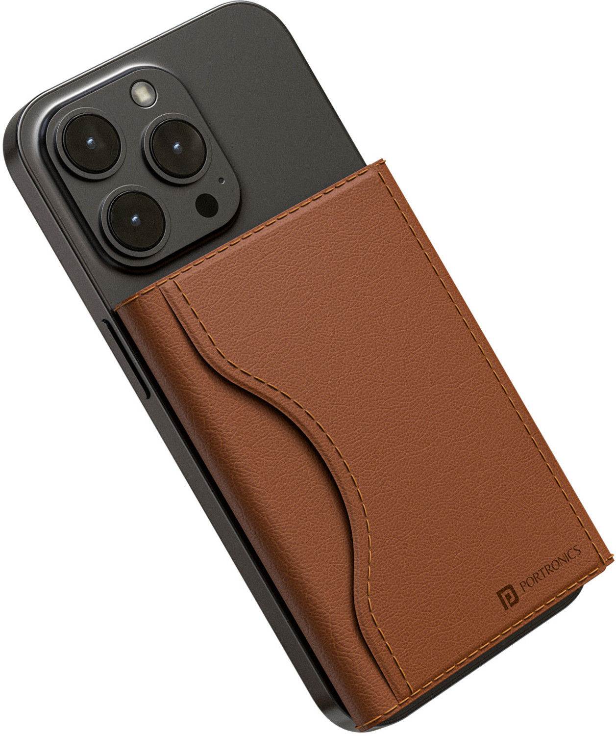 Portronics Wallet Case Cover for iPhone 16/15/14/13/12 & Metal Ring for Non Magnetic Phone - Portronics : Flipkart.com
