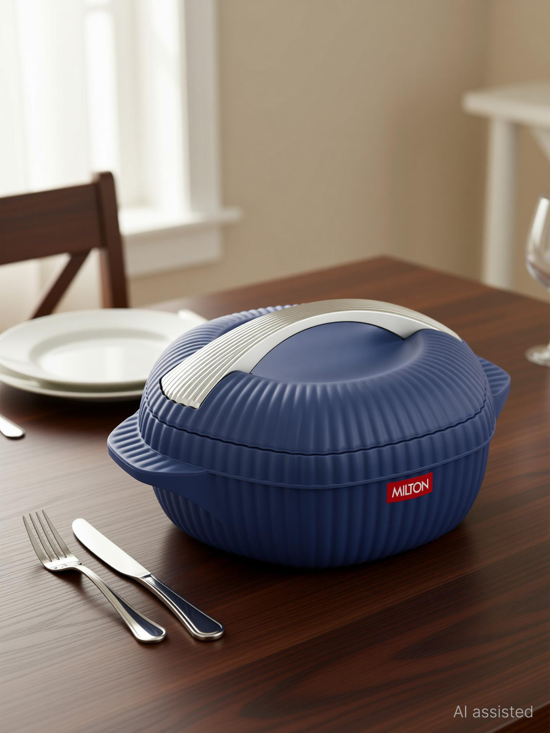Image of MILTON Oyster 2500 Serve Casserole (2190 ml)