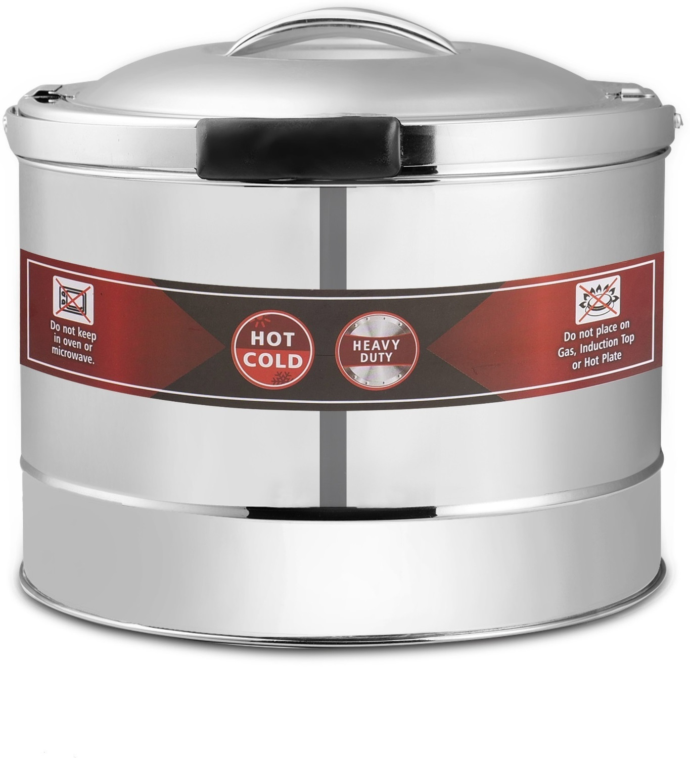 Image of Home-pro Hot Case Stainless Steel 2.5 L Insulated Casserole Elegant & Durable Container Serve Casserole (2500 ml)