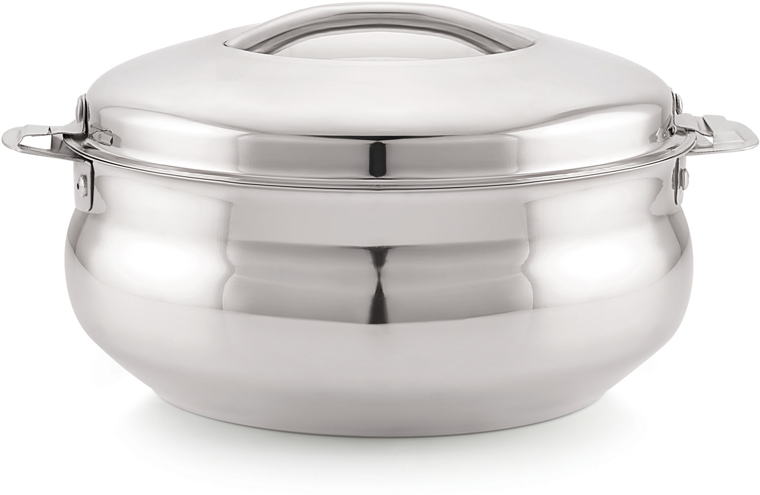Image of Dhara Stainless Steel Handi Casserole 4000ML Serve Casserole (3000 ml)