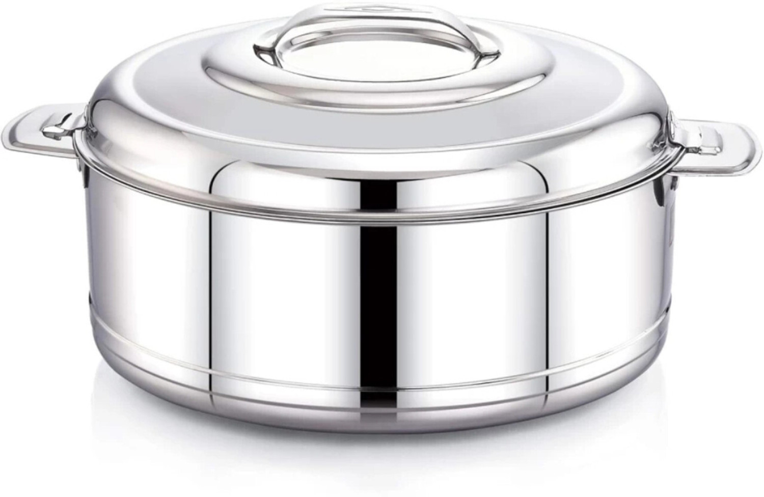 Image of Dhara Stainless Steel Handi Casserole 4000ML Serve Casserole (3000 ml)