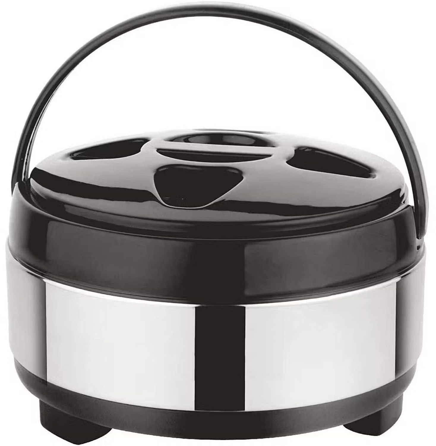Image of MiniMemo Stainless Steel Double Wall Insulated Hot Pot for Hot Meal /Chapati /Curry /Roti Thermoware Casserole (2500 ml)