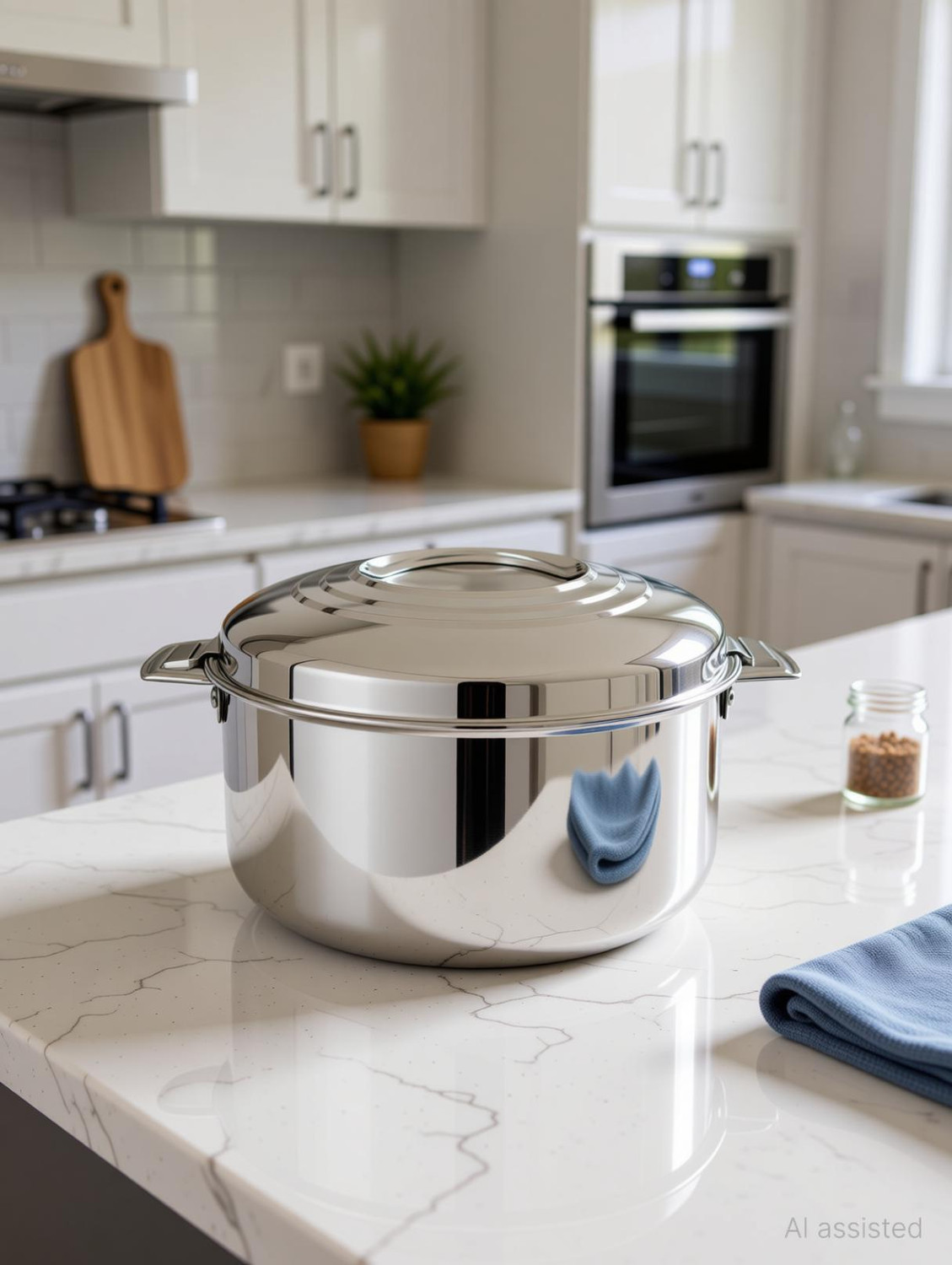 Image of MiniMemo Stainless Steel Double Wall Insulated Hot Pot for Hot Meal /Chapati /Curry /Roti Thermoware Casserole (2500 ml)