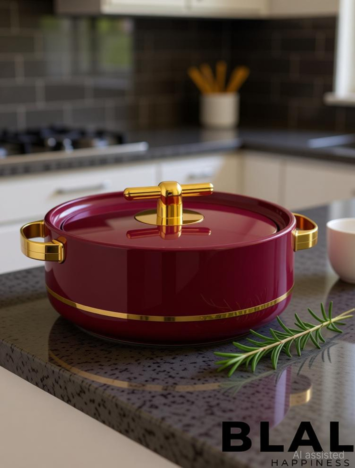 Image of Lehza Gift Set Pack Hot-Pot Insulated Casserole Food Warmer Stainless Steel with Plastic Cover & Bottom | Hot-Pot Insulated Casserole Food Warmer | Gift Set Chapati box Hot-pot Insulated Casserole Thermoware Casserole Cook and Serve Serve Casserole (2500 ml)