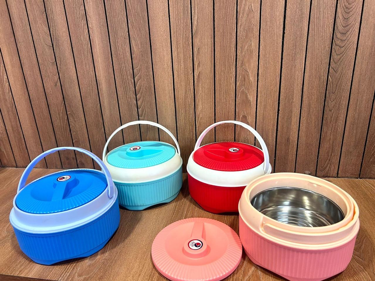Image of MiniMemo Stainless Steel Double Wall Insulated Hot Pot for Hot Meal /Chapati /Curry /Roti Thermoware Casserole (2500 ml)