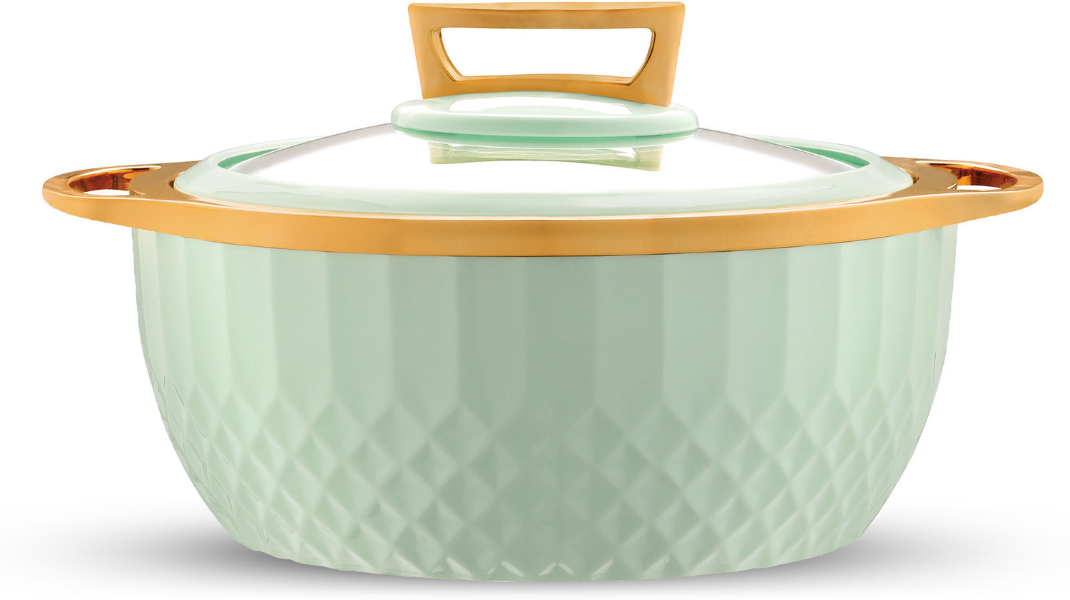 Image of Dhara Stainless Steel Handi Casserole 4000ML Serve Casserole (3000 ml)