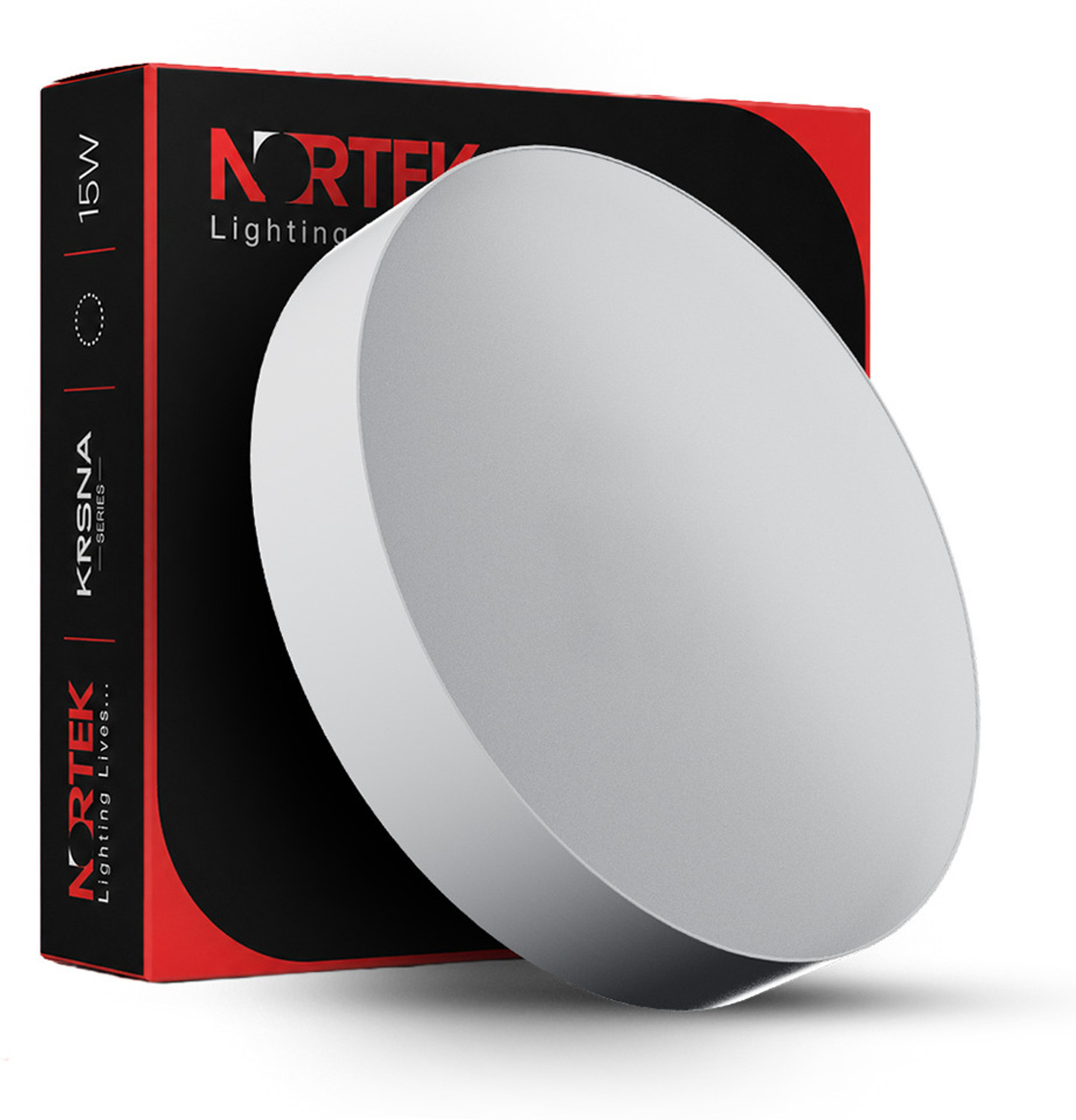 Image of Nortek 5W Small LED Surface lights for Ceiling, Mirror, Temple | Cool White-8PC Surface Ceiling Light Ceiling Lamp (White)
