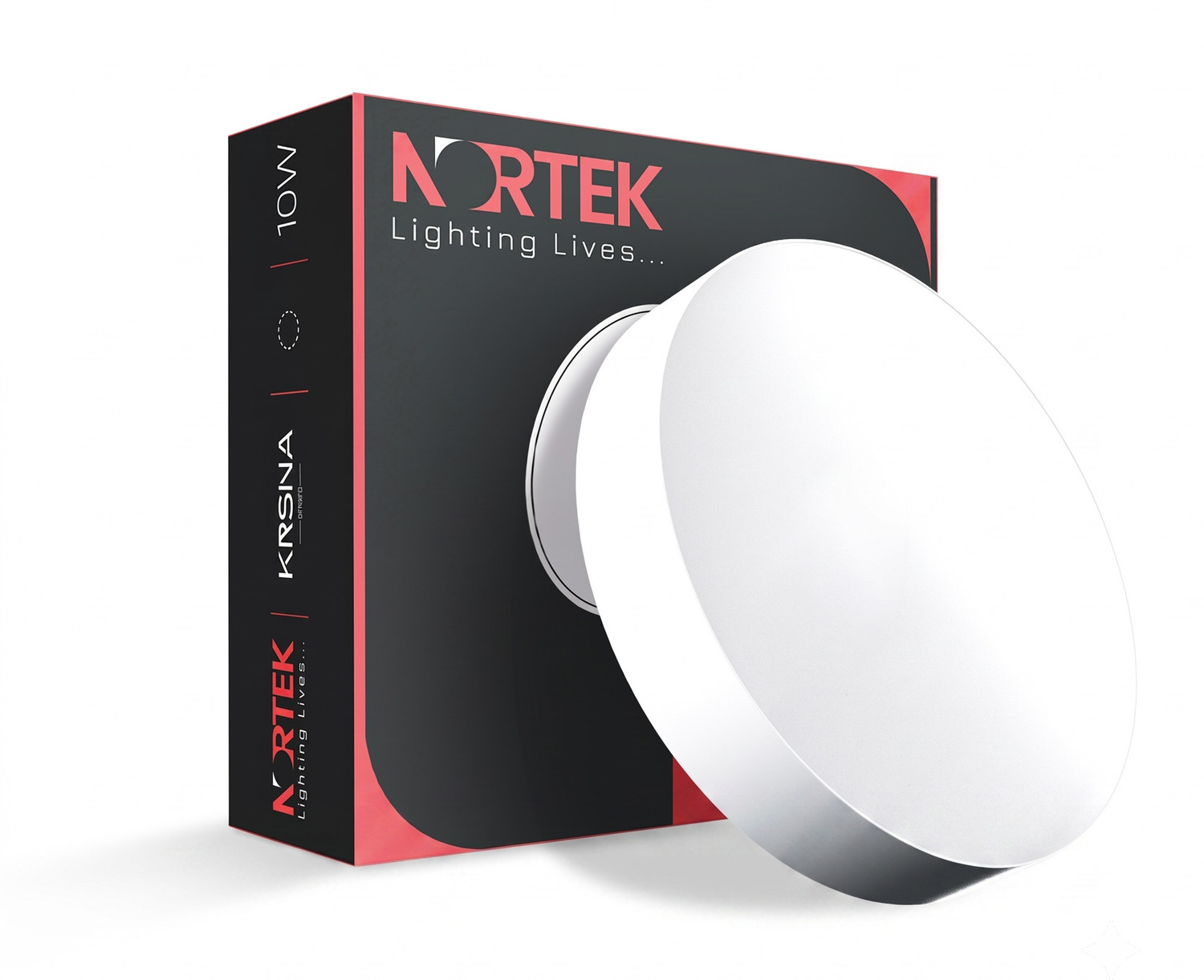 Image of Nortek 5W Small LED Surface lights for Ceiling, Mirror, Temple | Cool White-8PC Surface Ceiling Light Ceiling Lamp (White)