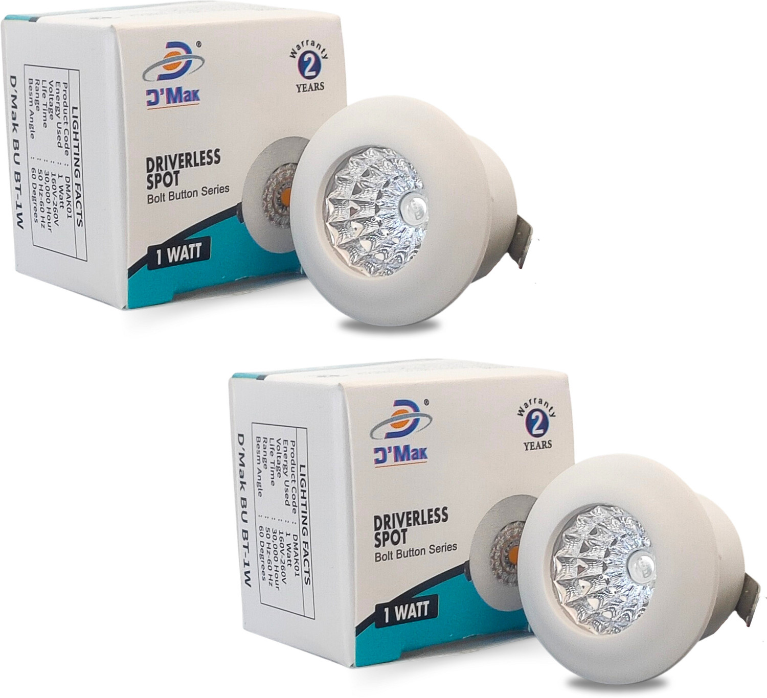 Image of sturlite Eva Spot Light 3W (WW /3000k), Pack of 3, Spot Light Ceiling Lamp (Yellow)